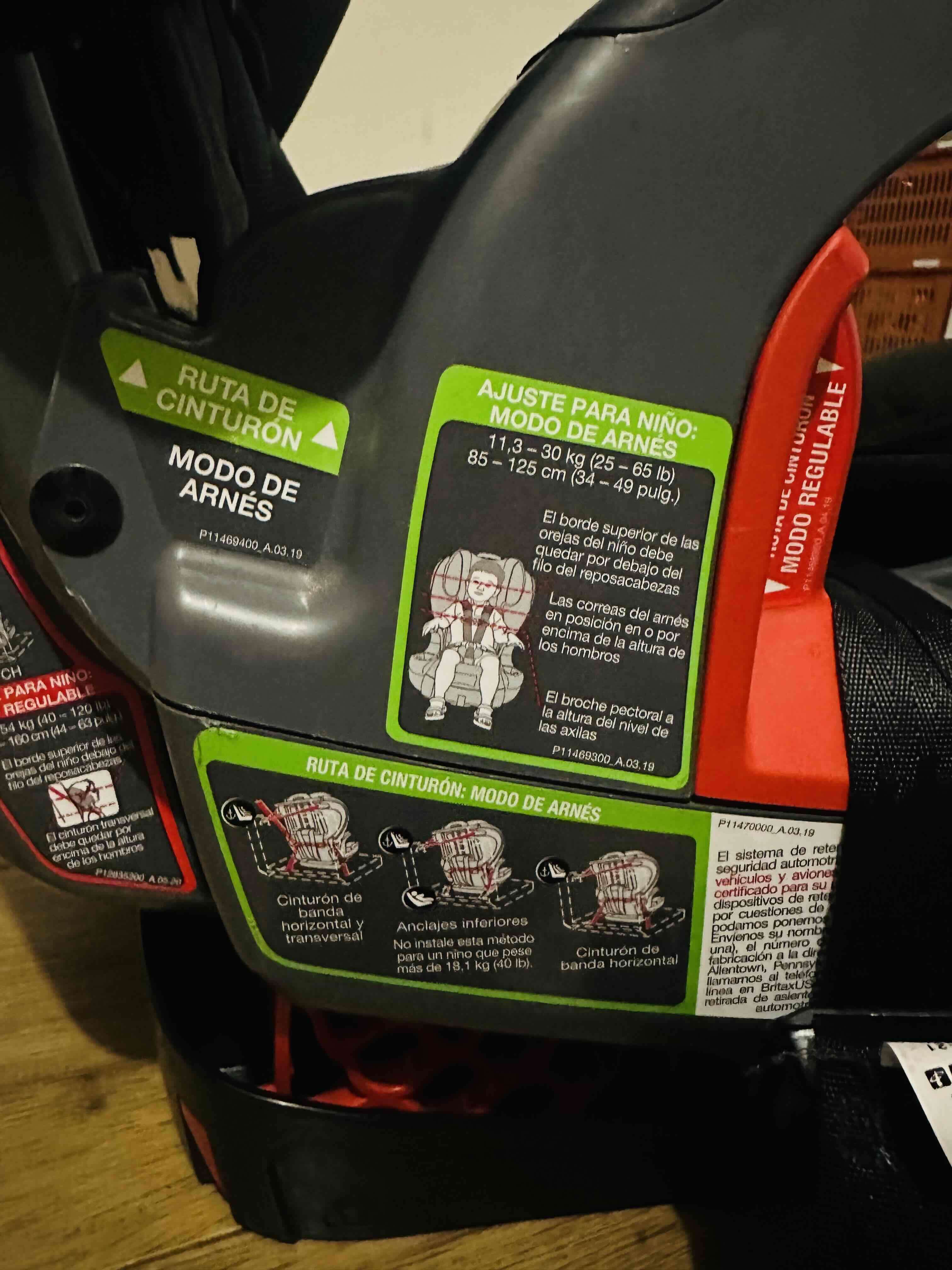 Silla de auto Britax negra - miniatura 2