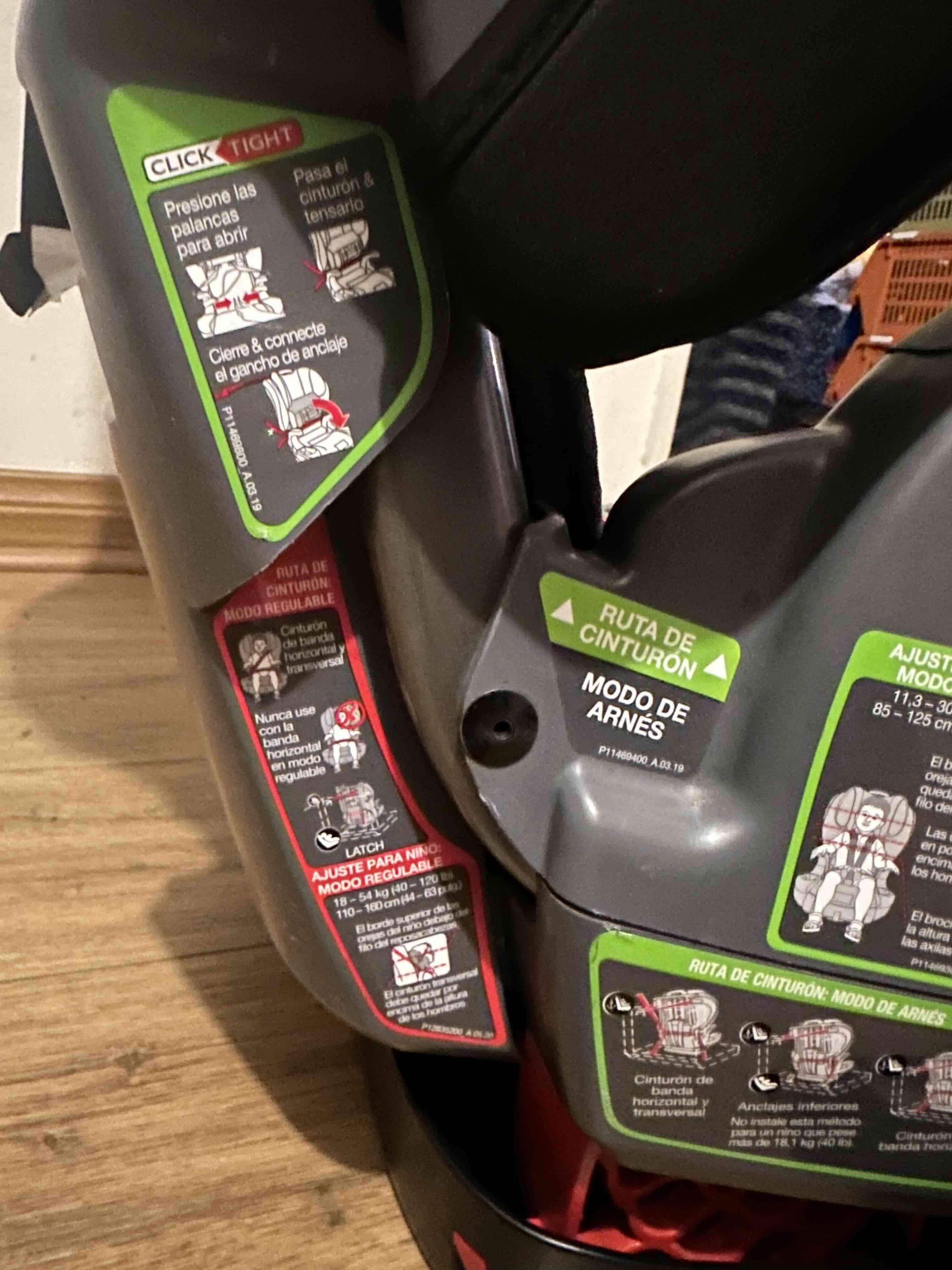 Silla de auto Britax negra - miniatura 3