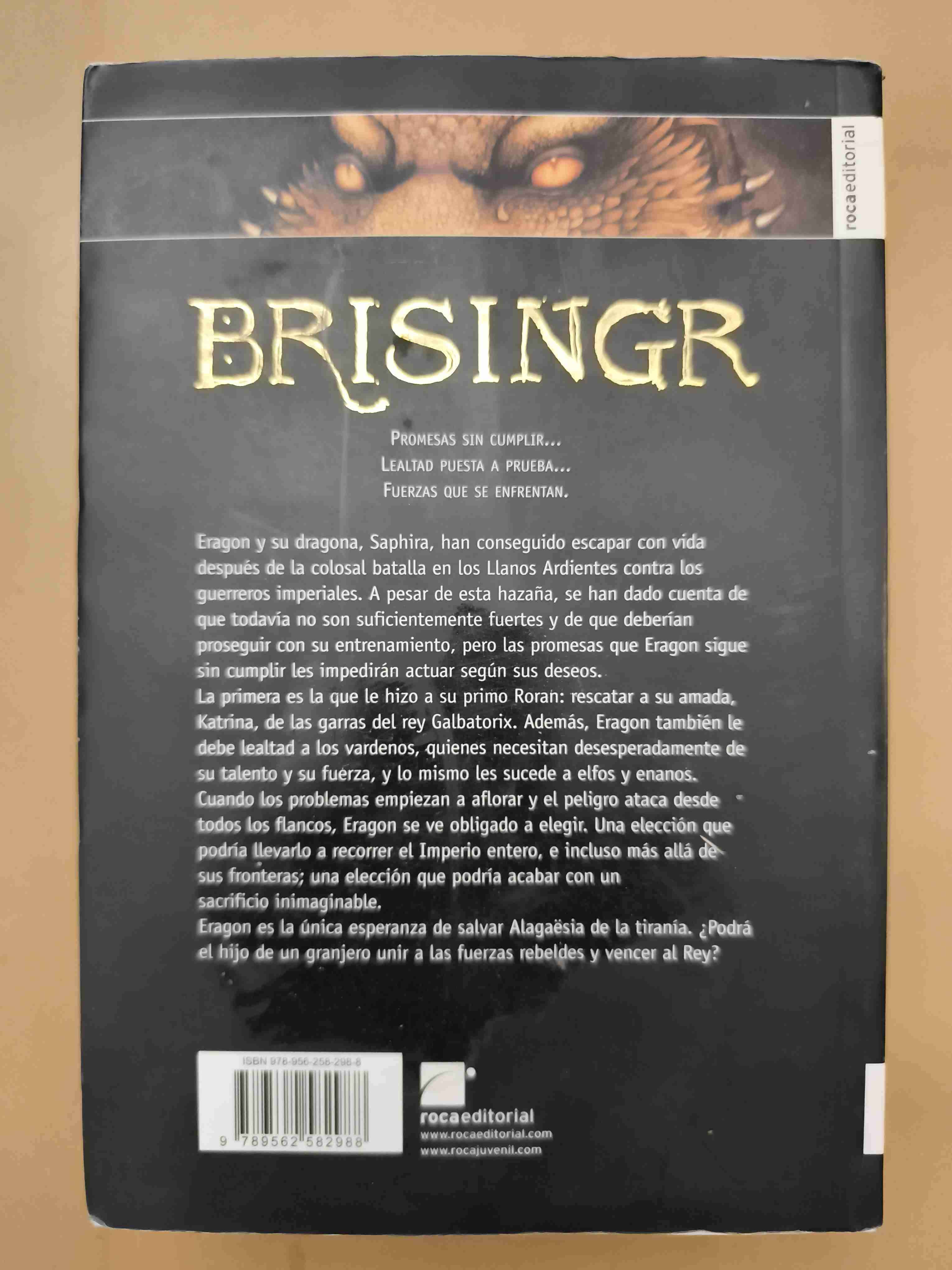 Libro Brisingr de Christopher Paolini - miniatura 2