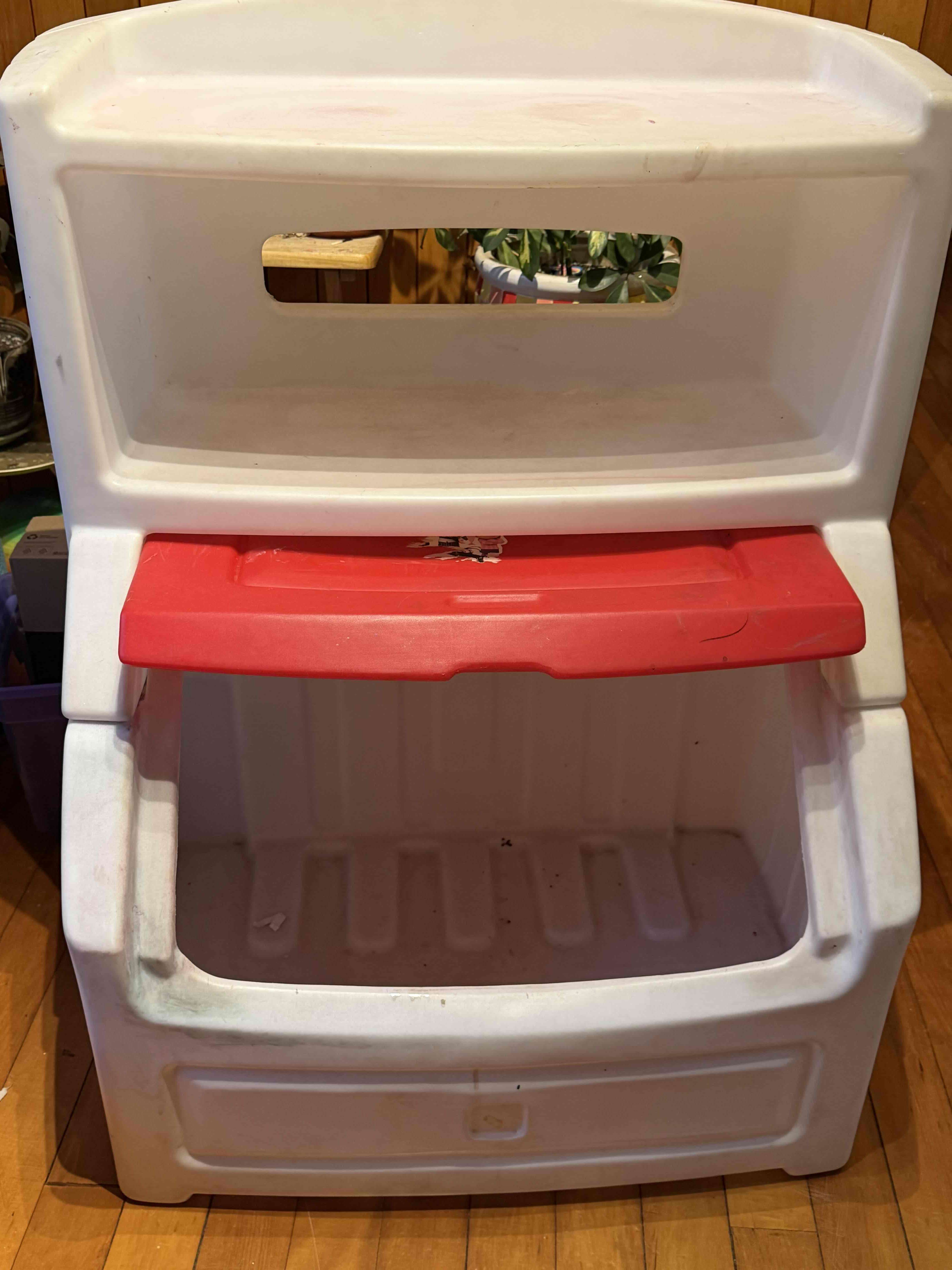 Organizador de juguetes blanco y rojo - miniatura 3