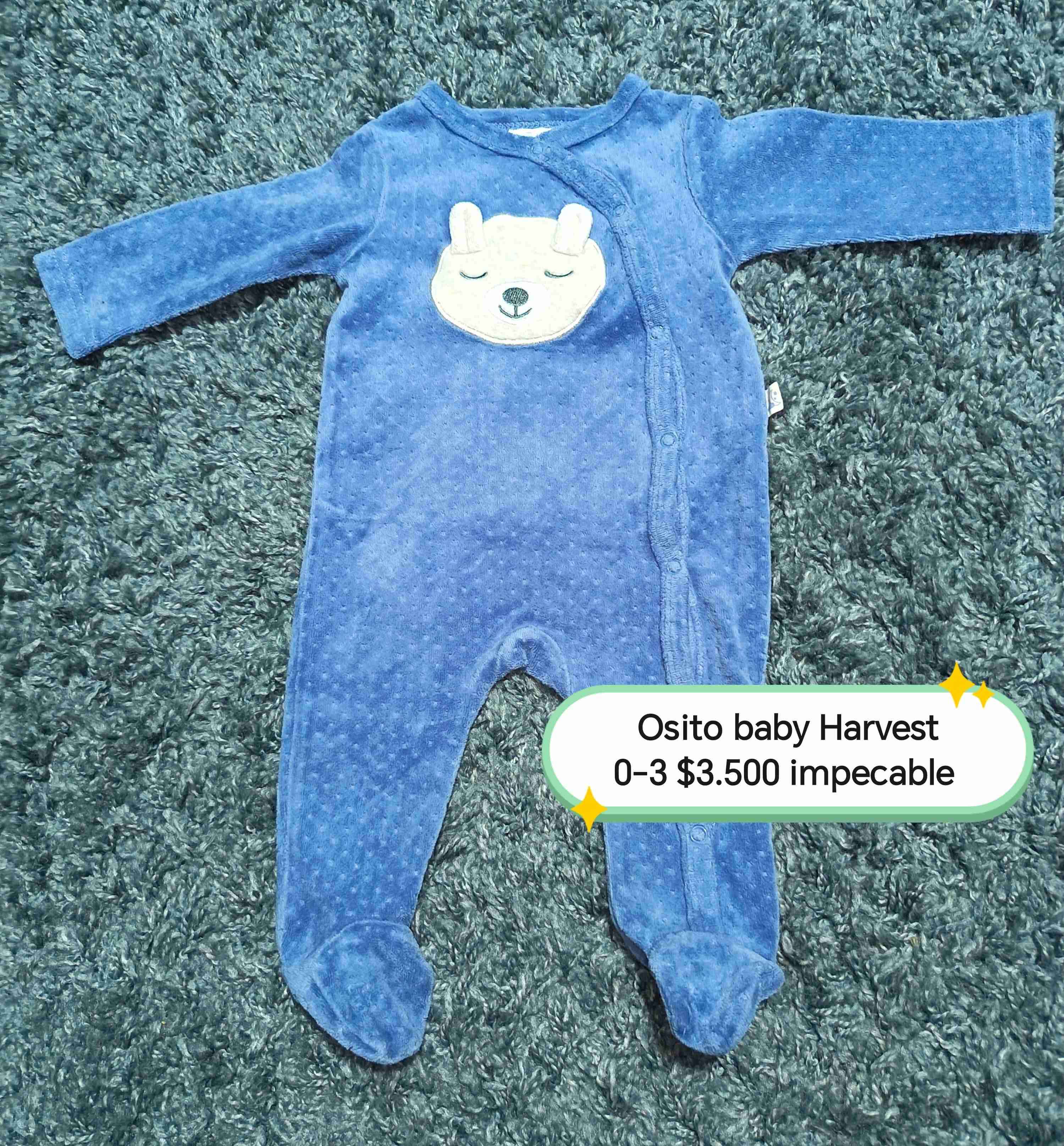 Osito Plush Baby Harvest 0-3