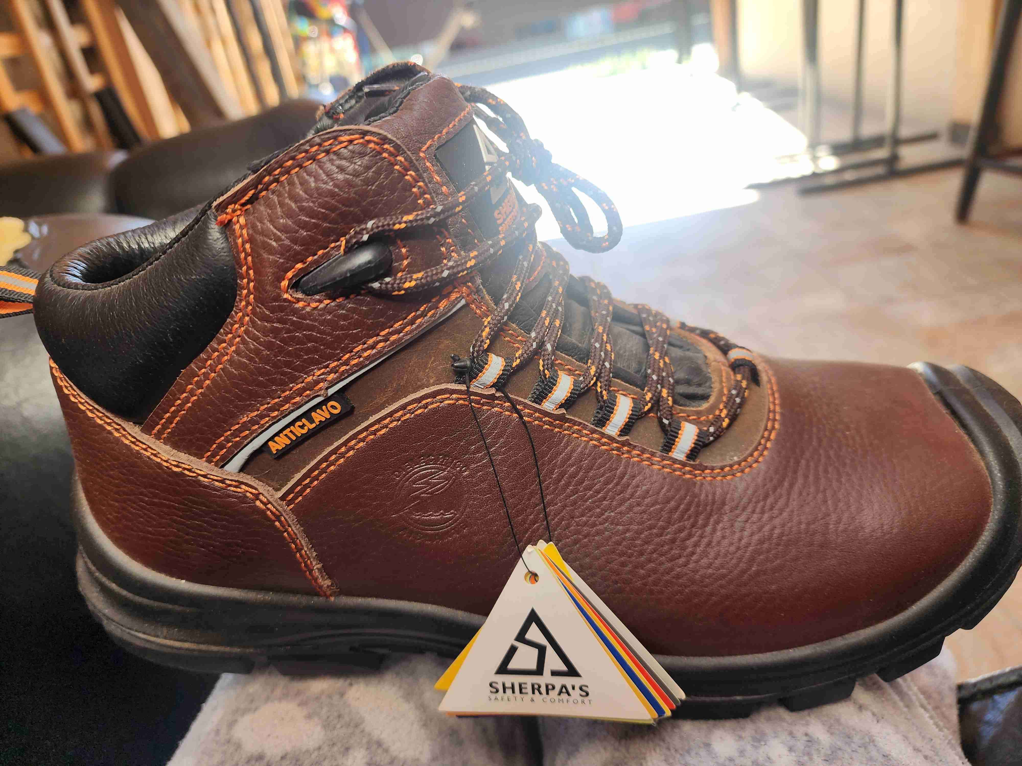 Botas de seguridad negras y azules - miniatura 4