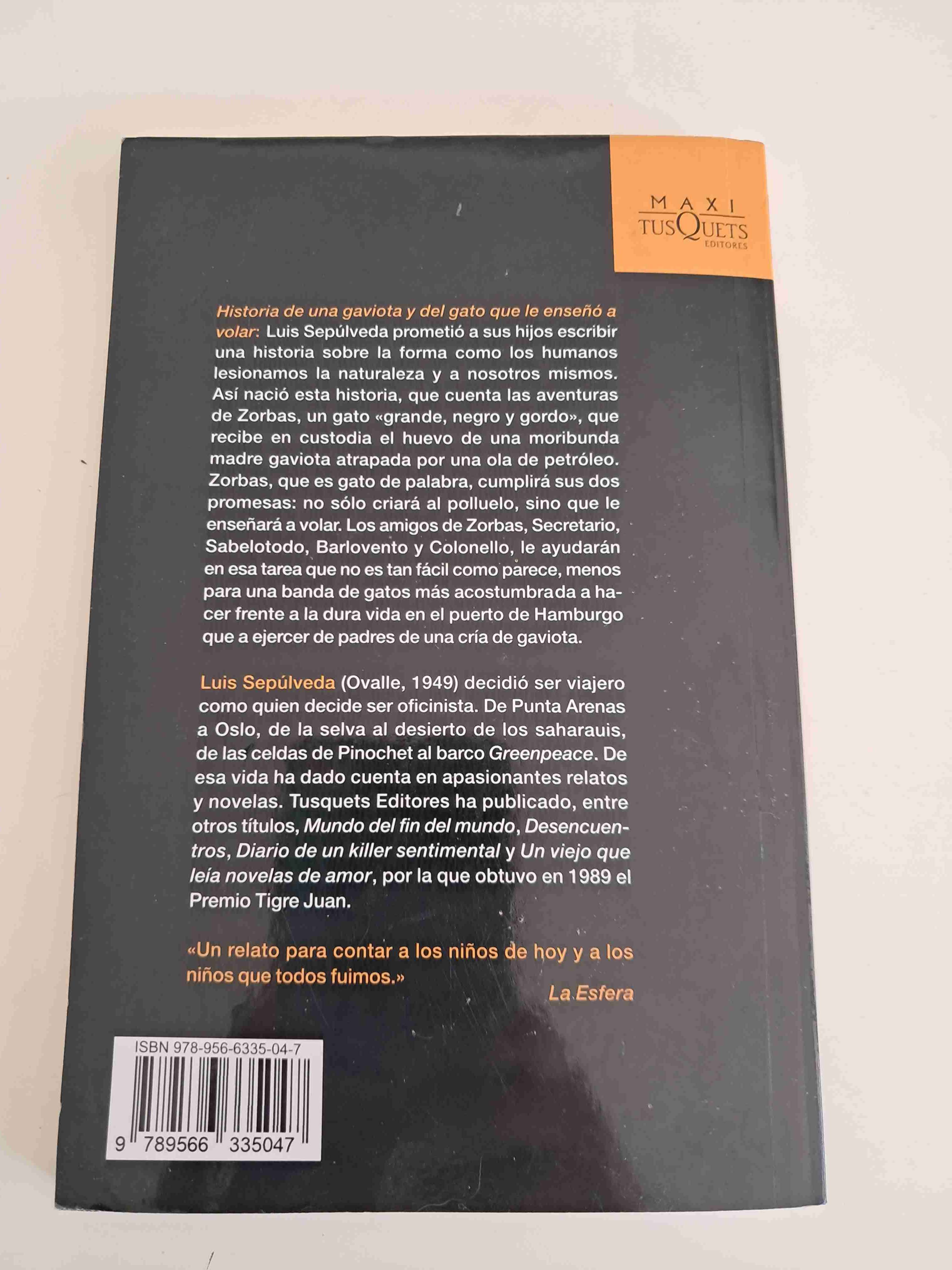 Libro 'Historia de una gaviota y del gato que ...' - miniatura 2