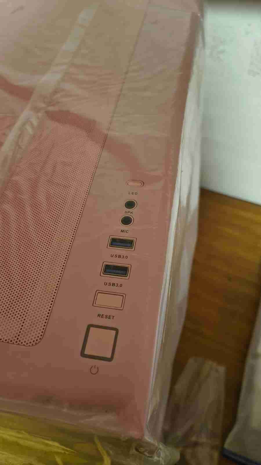 Gabinete de PC rosa nuevo - miniatura 3