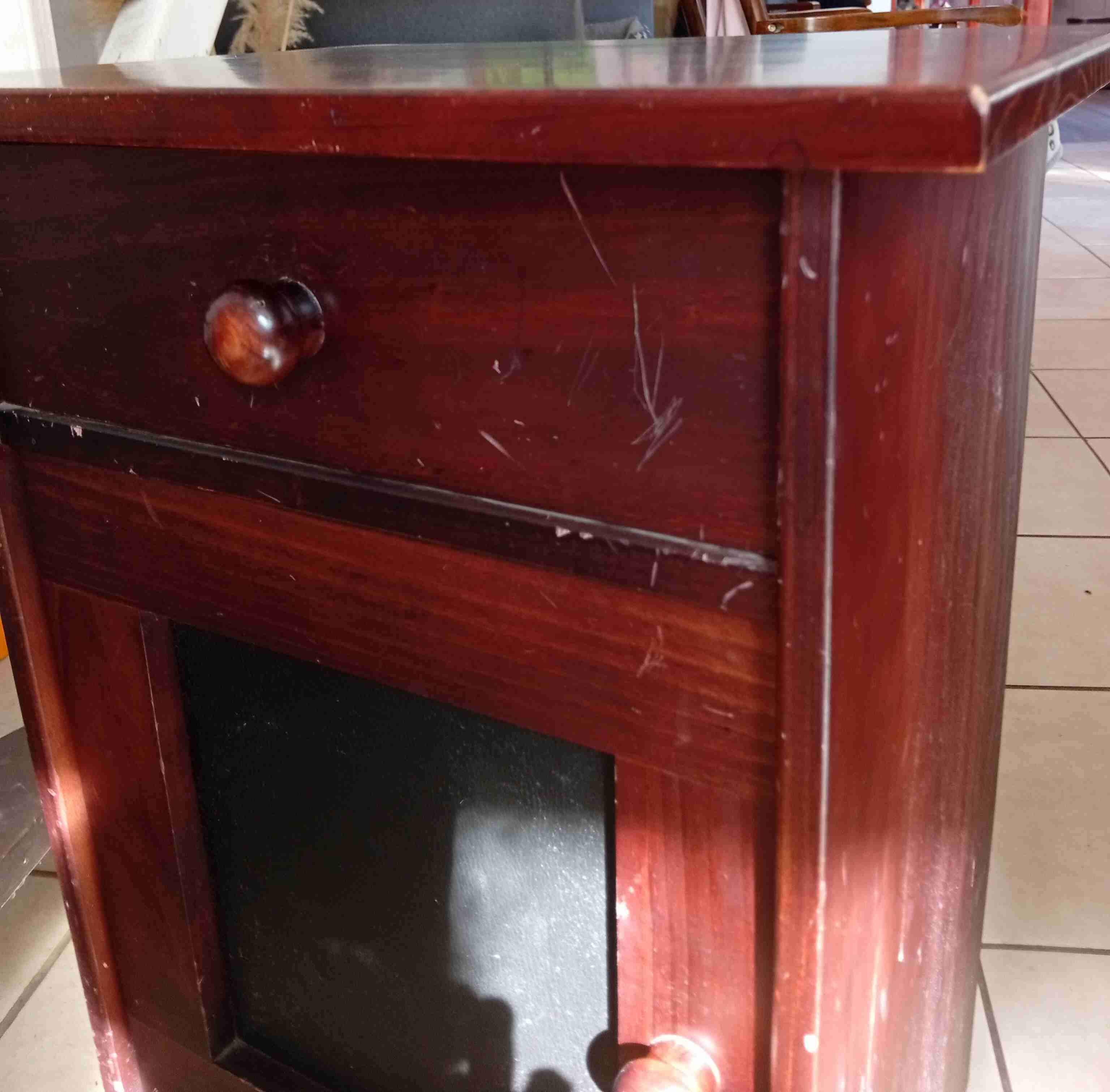 Veladores madera oscura - miniatura 2