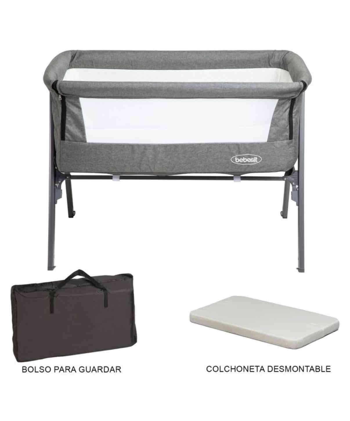 Cuna colecho gris Bebesit - miniatura 6