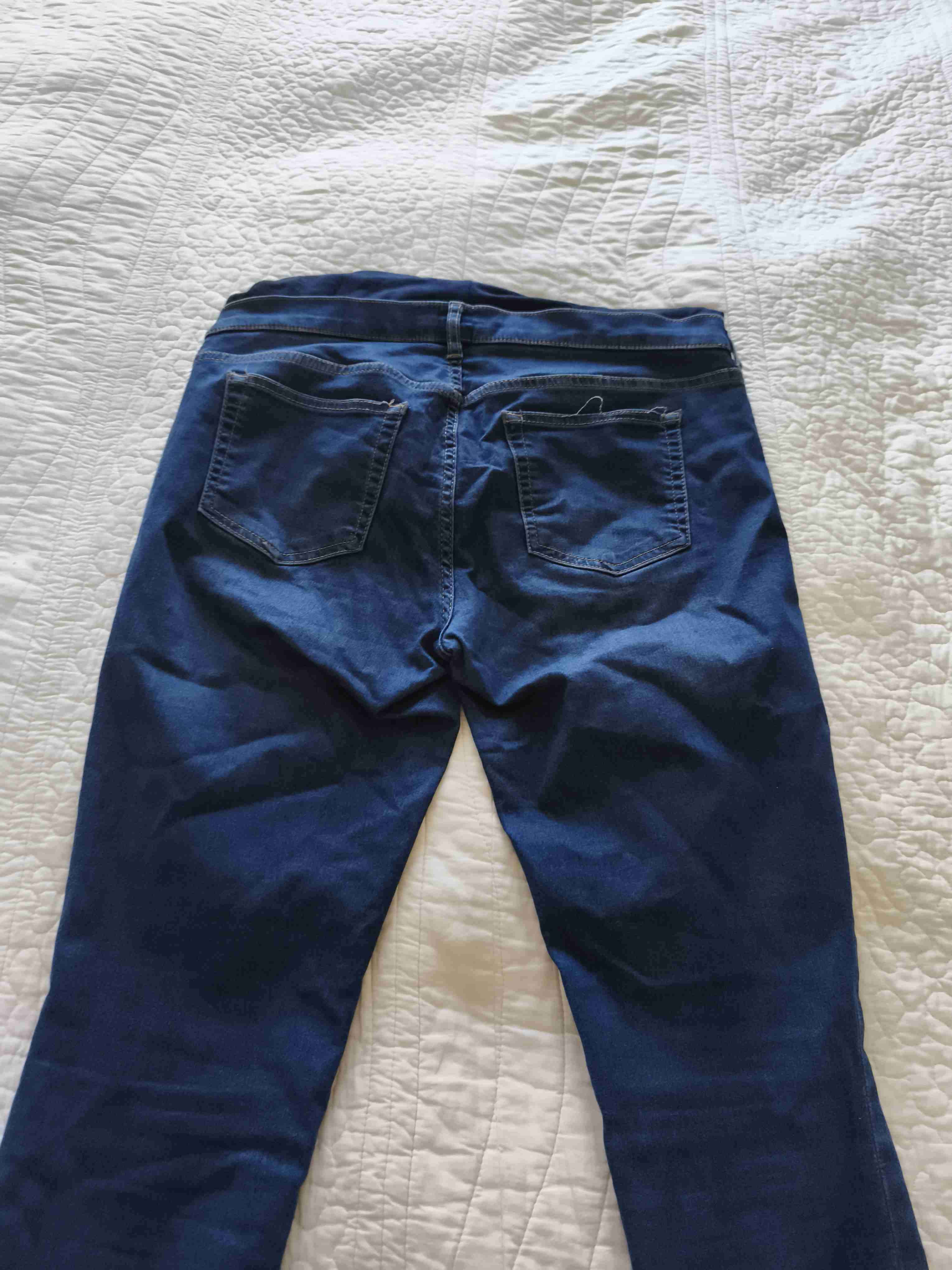 Jeans maternales azul oscuro - miniatura 3