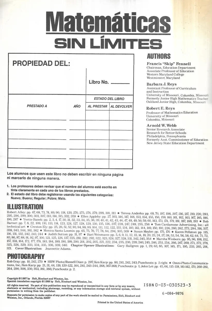 Libro Matemáticas Sin Límites  Skip Fenell, Reys - miniatura 2