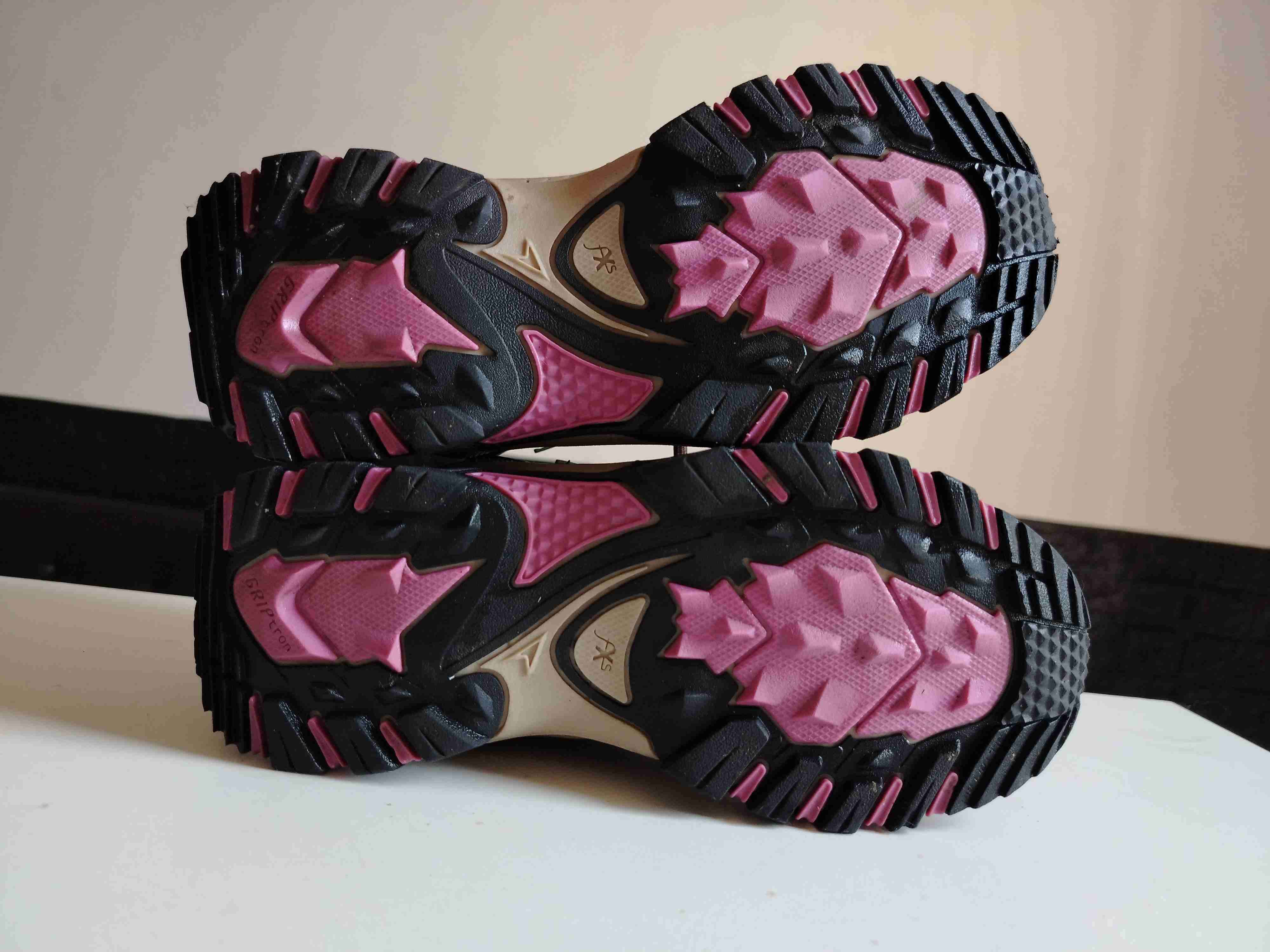 Botas de montaña marrón y rosa - miniatura 4