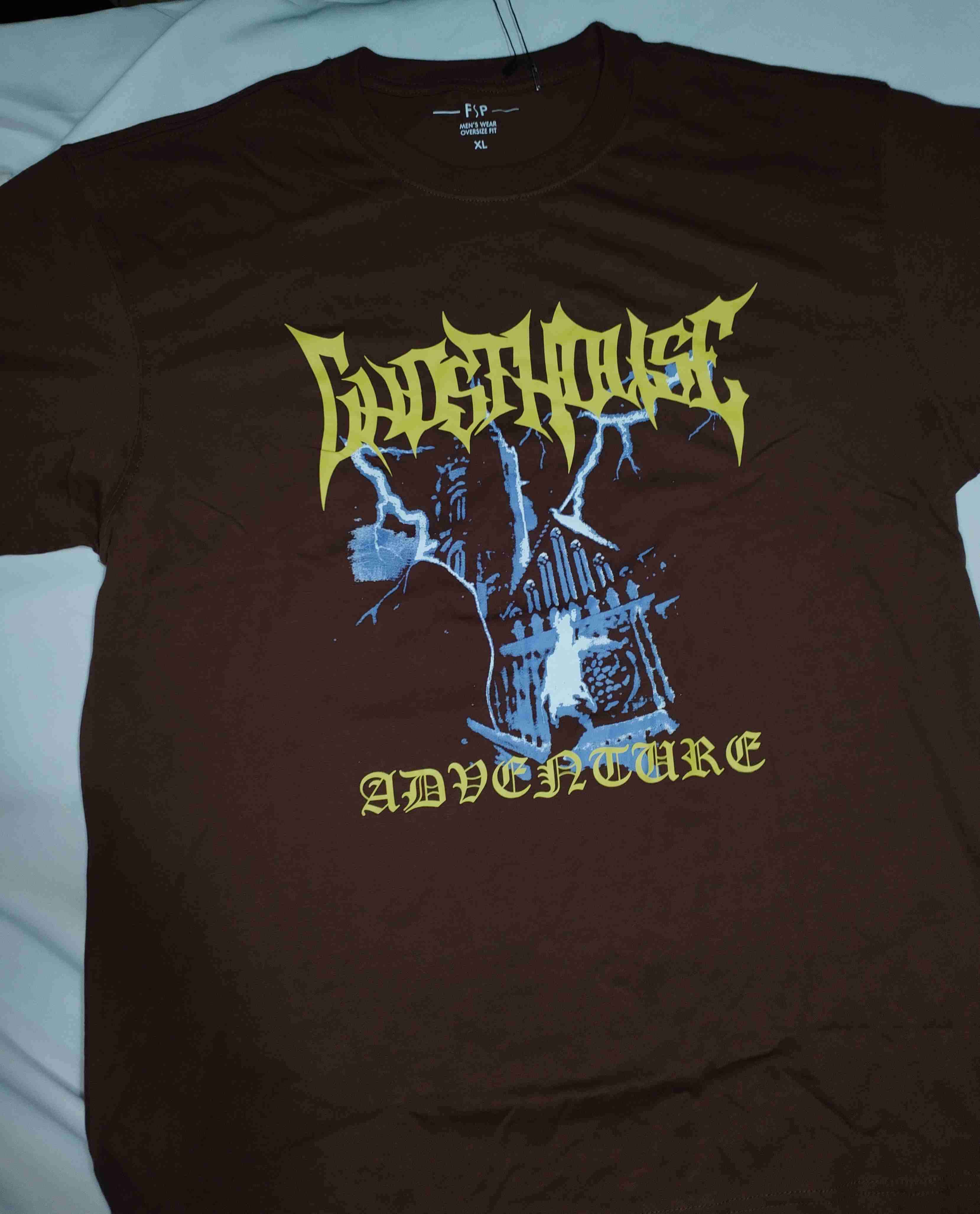 Polera blanca estampada unisex - miniatura 2