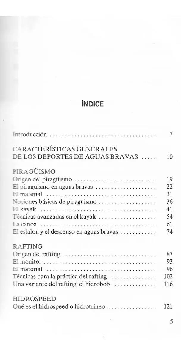 Libro Rafting Hidrospeed Piragüismo Plaza Janés - miniatura 3