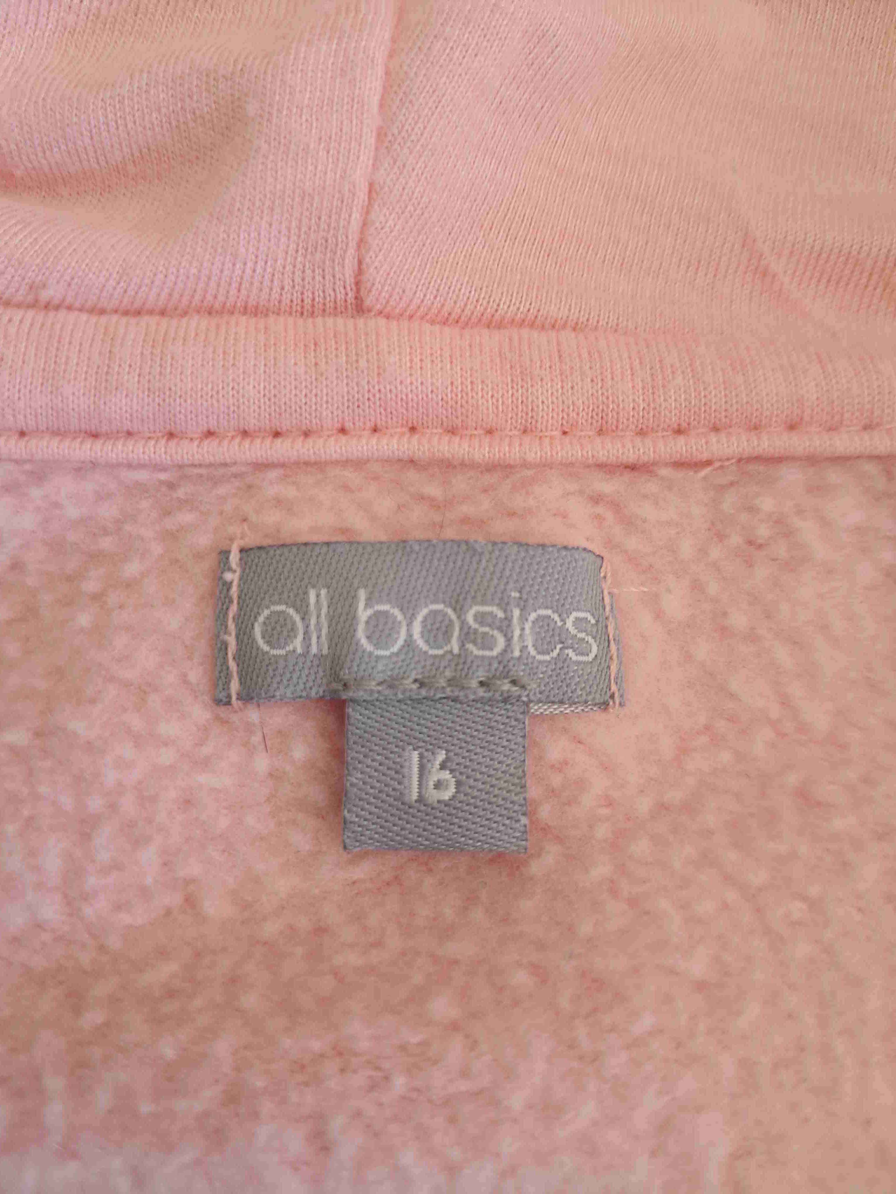 Polerón rosa con capucha niña - miniatura 2