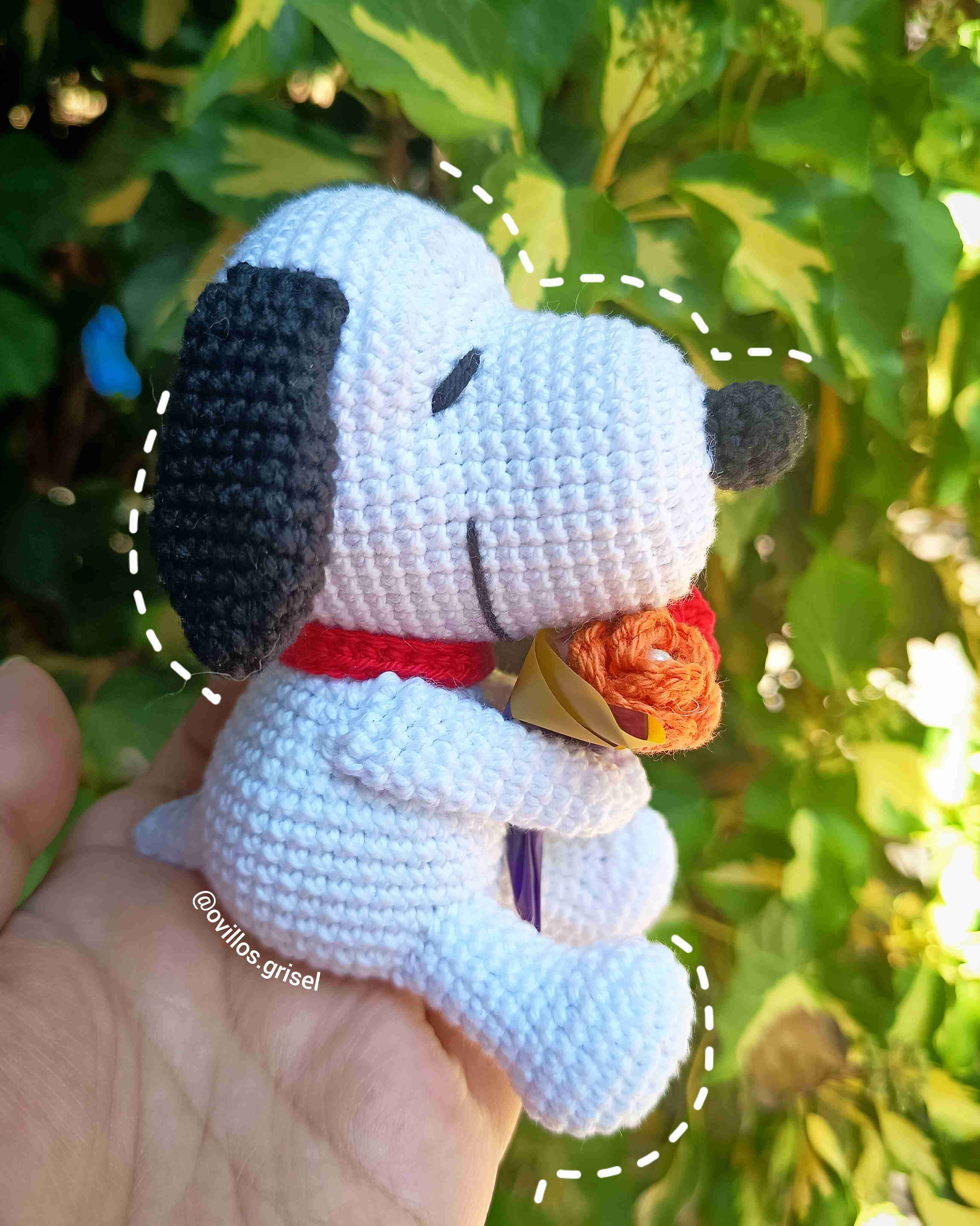 Snoopy amigurumi