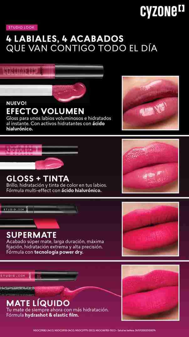 Set de labiales Cyzone Studio Look