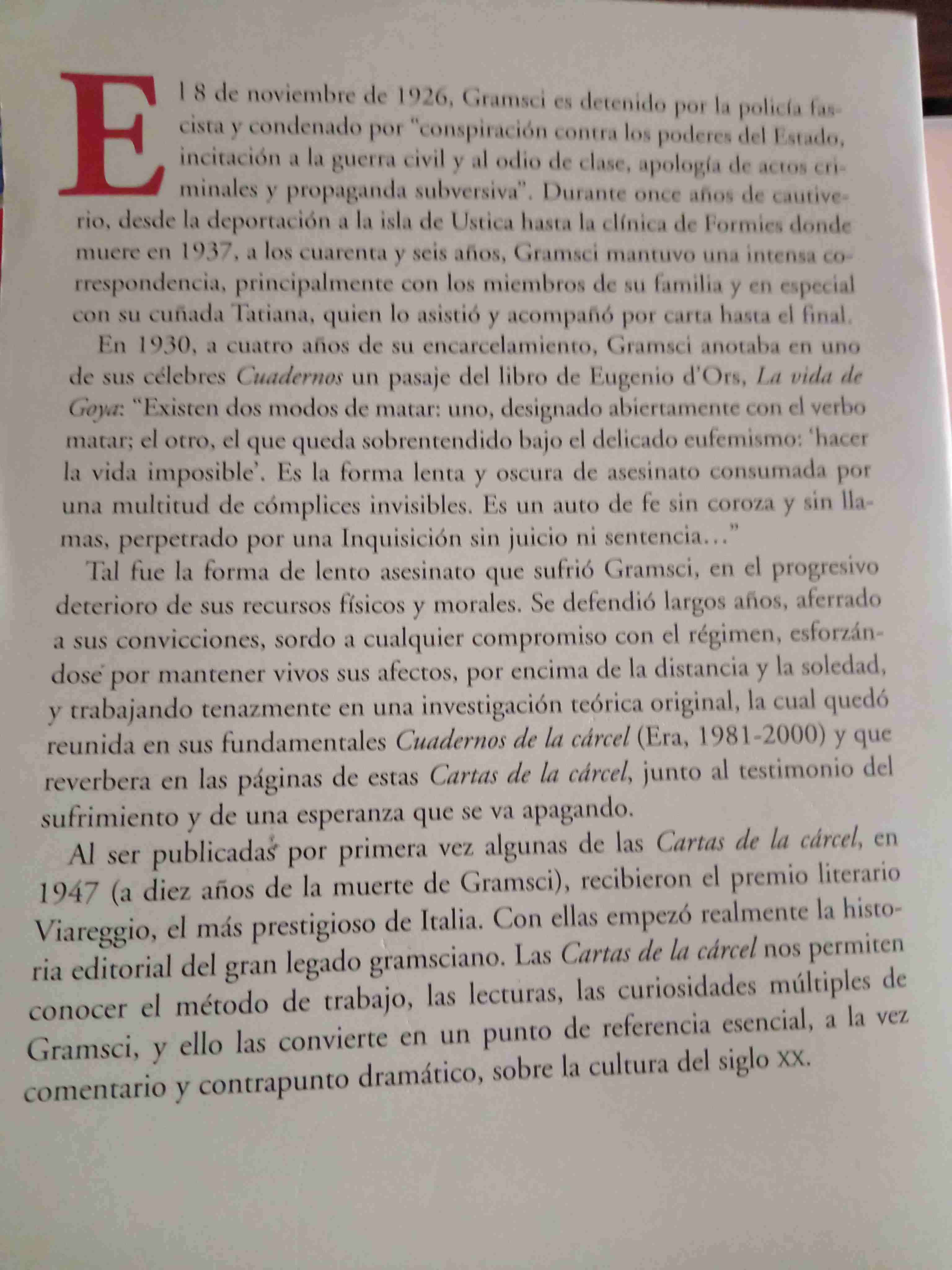 Cartas de la cárcel - Antonio Gramsci - miniatura 2