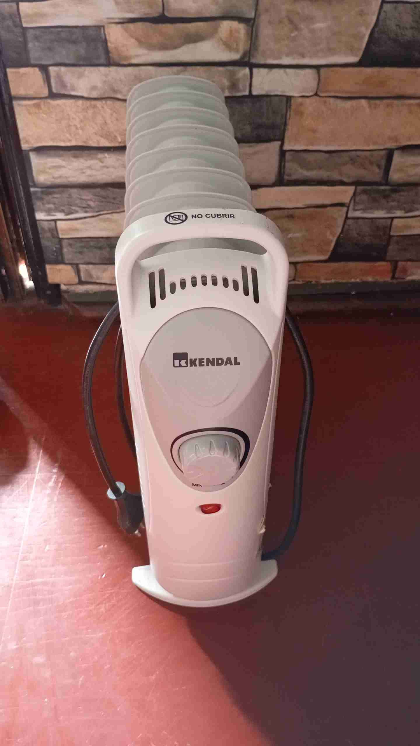 Calefactor eléctrico Kendal blanco - miniatura 1