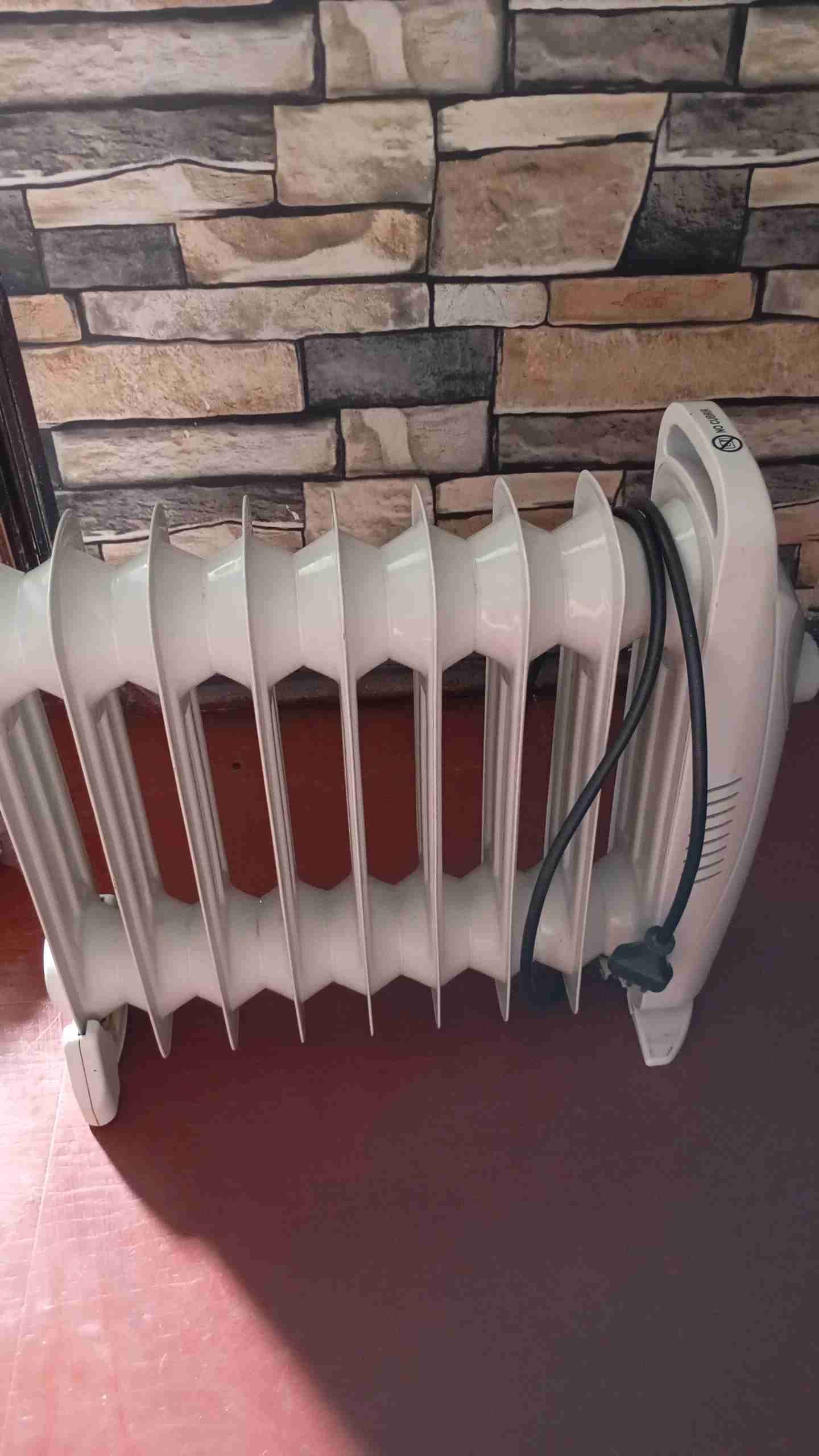 Calefactor eléctrico Kendal blanco - miniatura 2