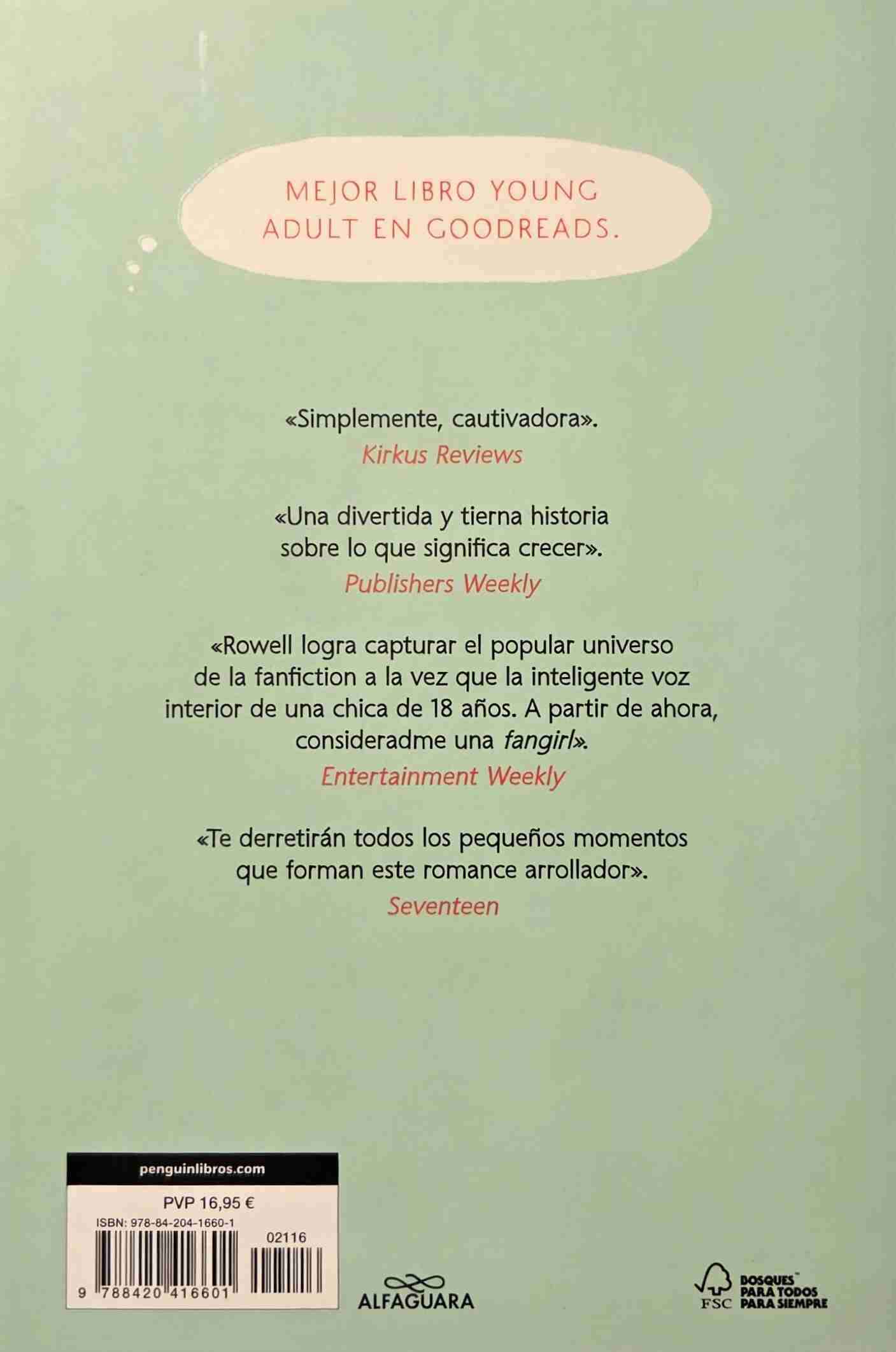 Libro Fangirl de Rainbow Rowell - miniatura 2