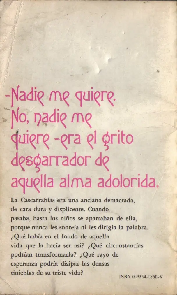 Libro 'Nadie Me Quiere' de O.F. Walton - miniatura 2