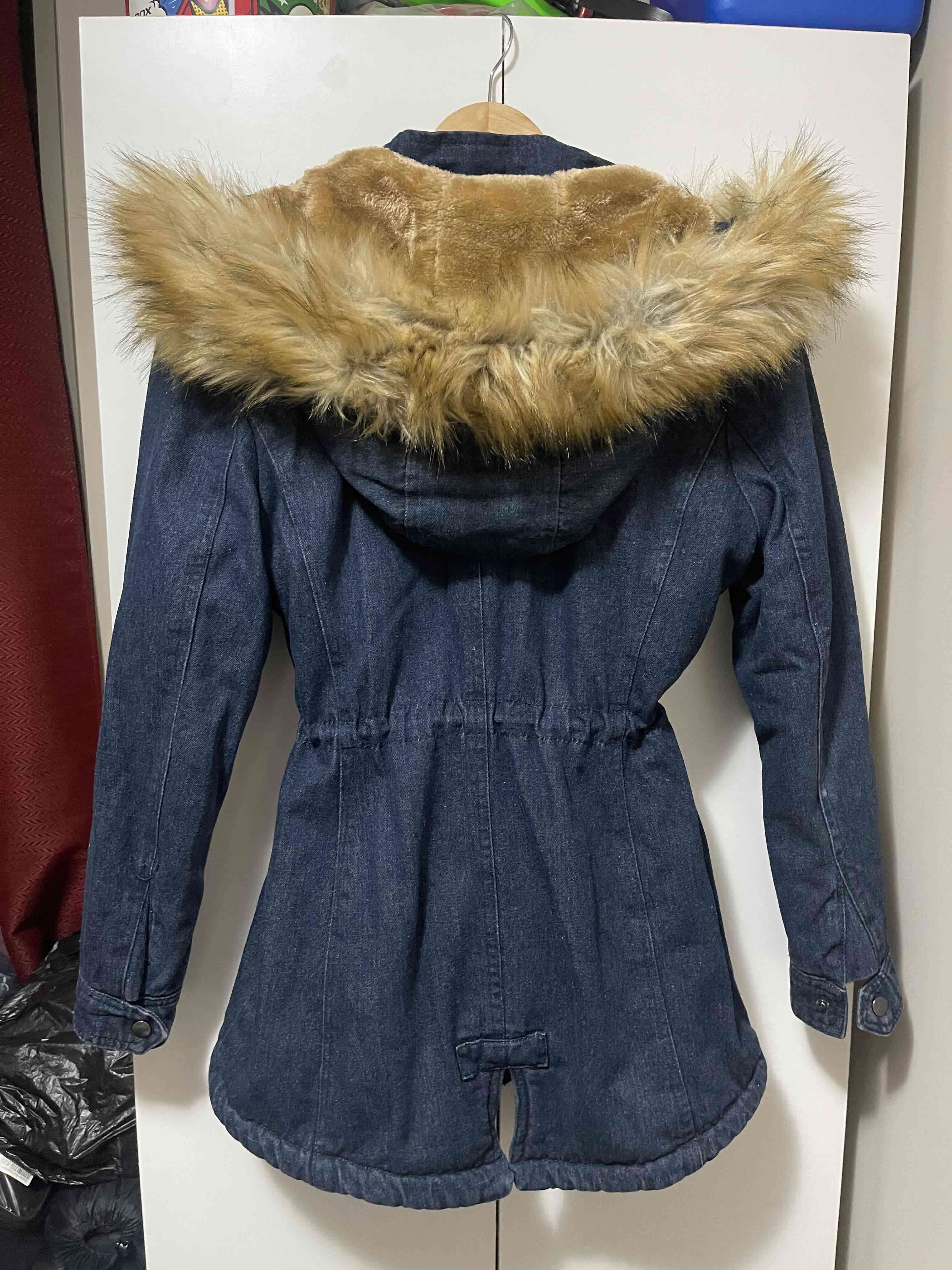 Parkas de mezclilla con forro de piel sintetica - miniatura 2