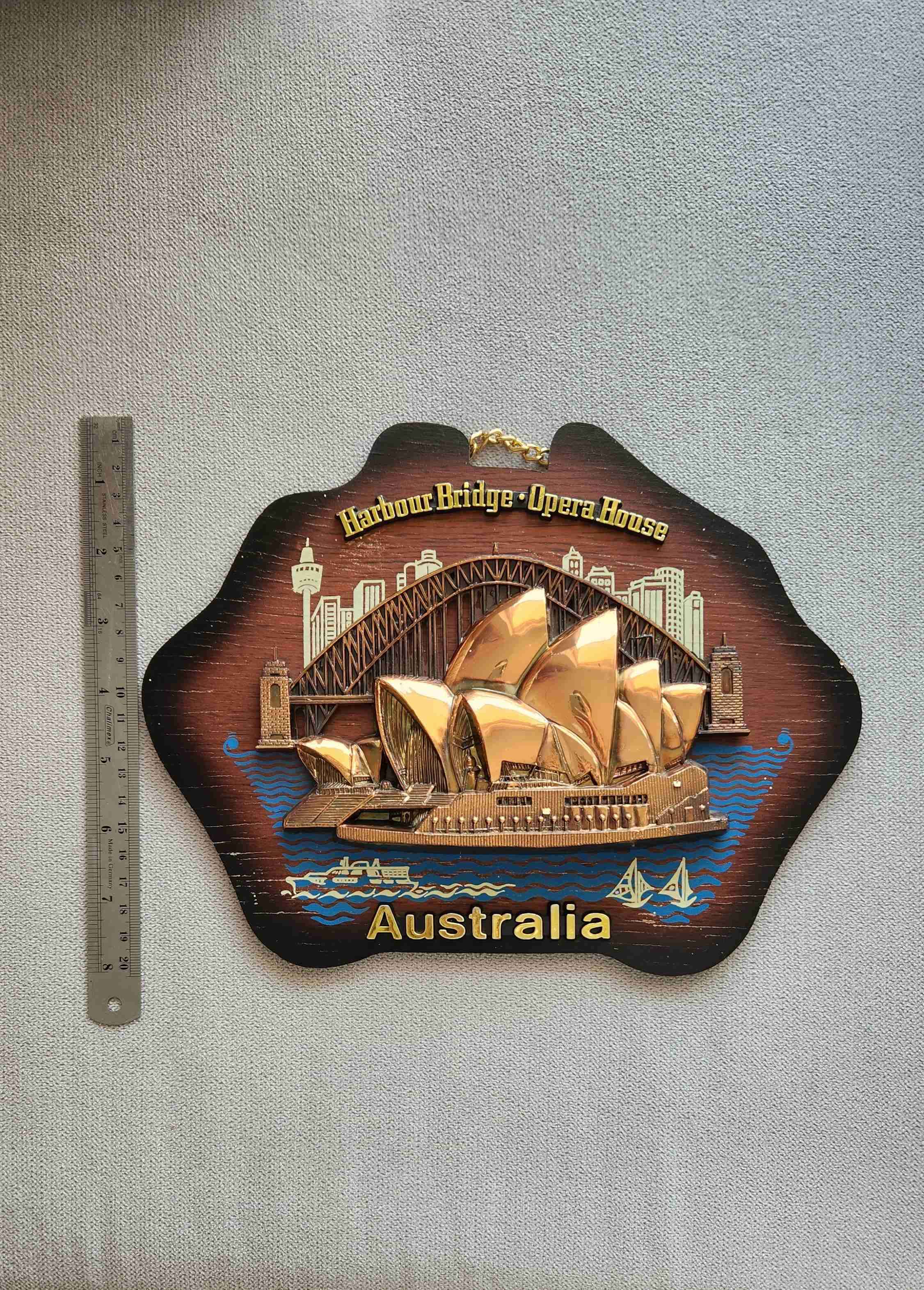 Recuerdo/souvenir vintage del Opera House Sidney - miniatura 1