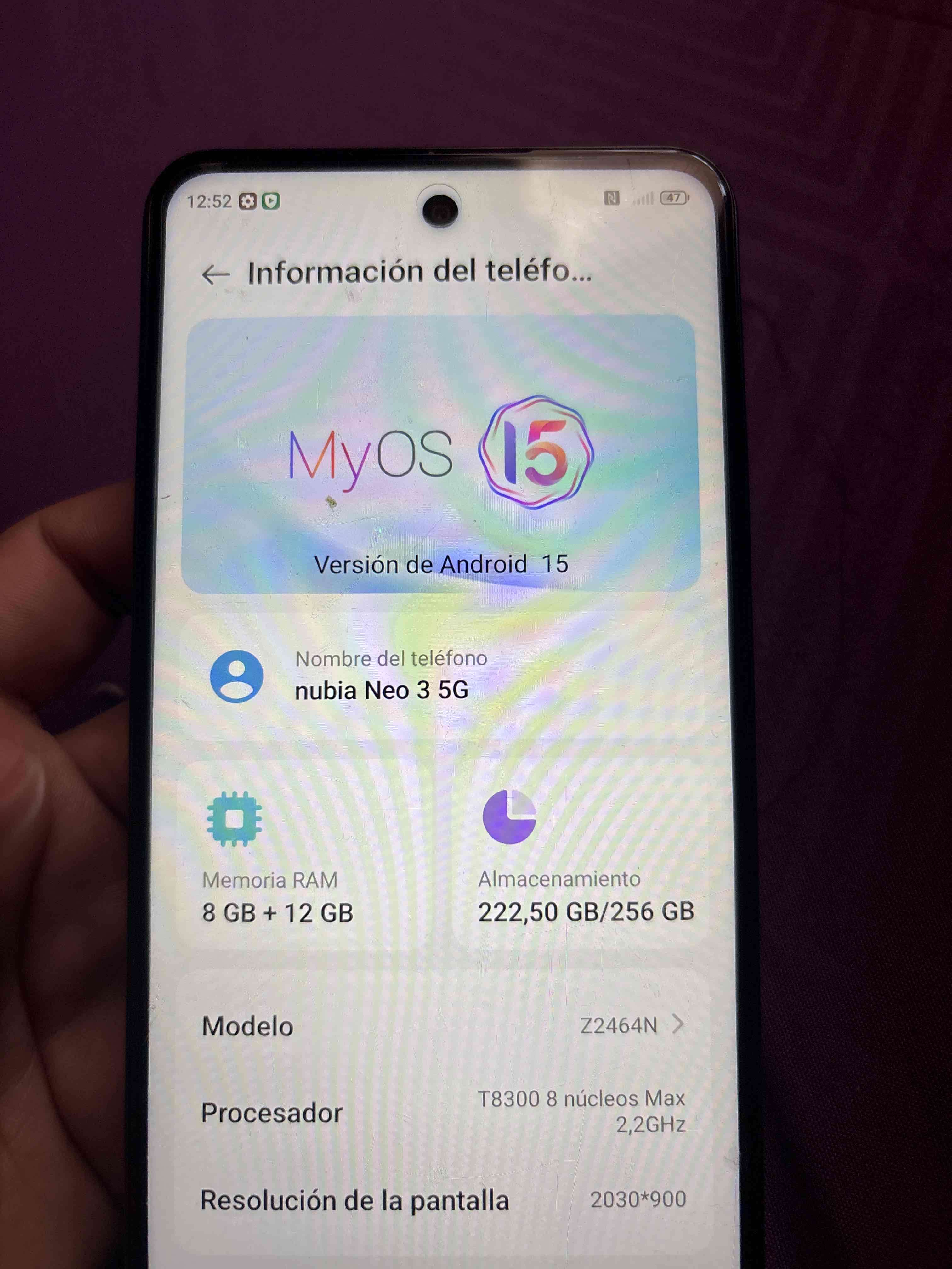 Celular gamer nubia neo 3 g5 - miniatura 4