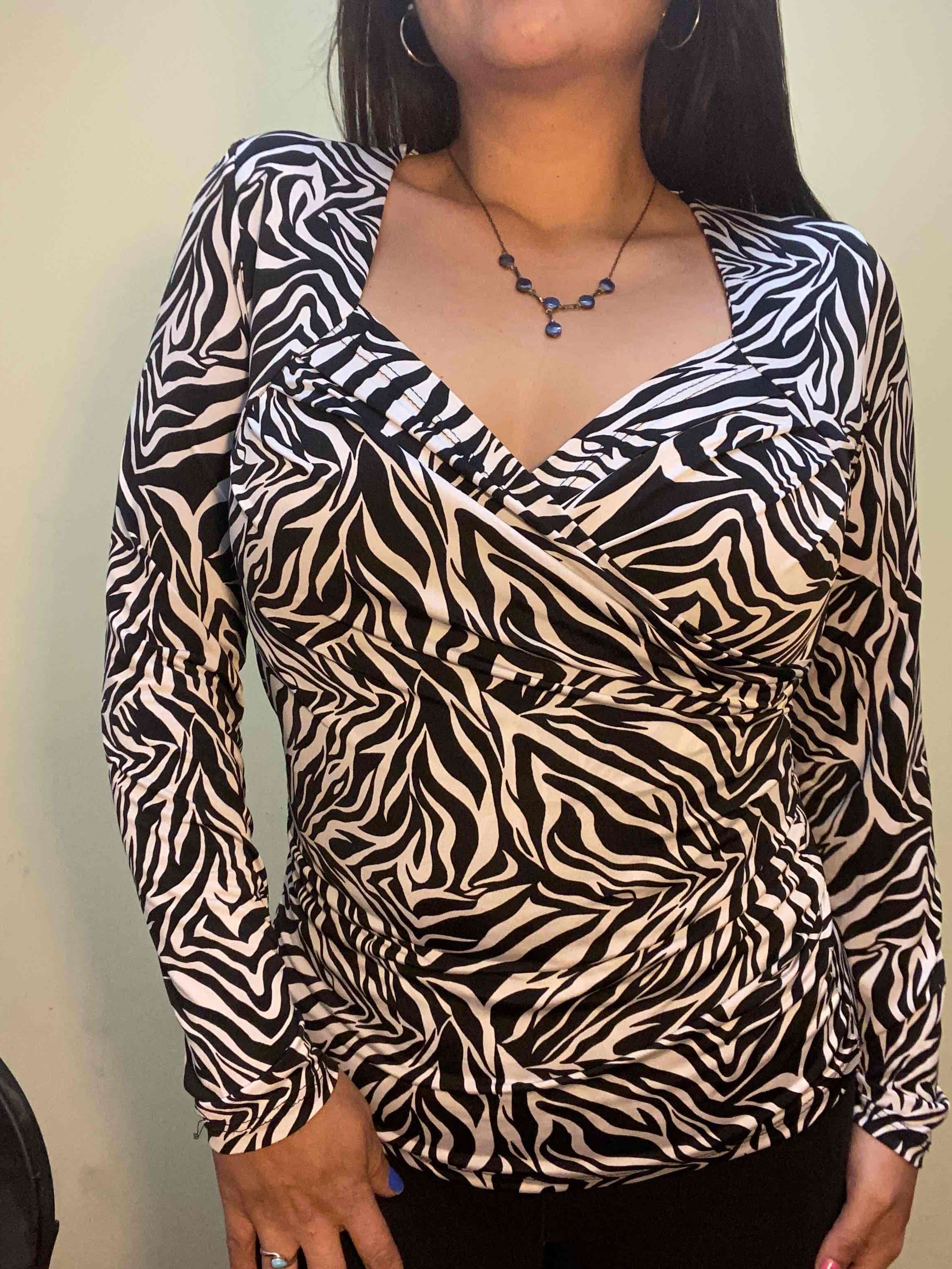 Blusa estampado cebra - miniatura 6