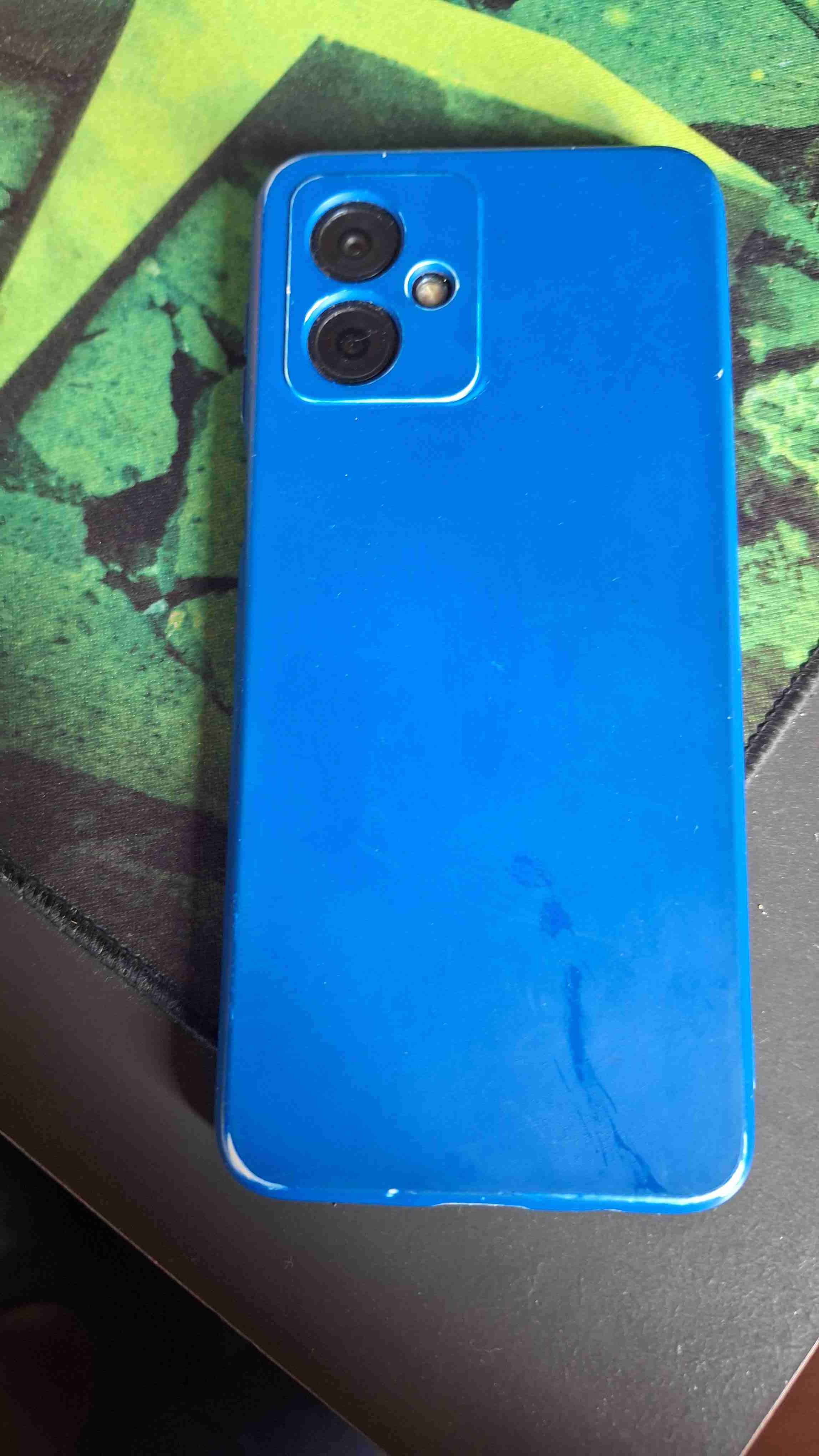 Smartphone Motorola azul buen estado - miniatura 2