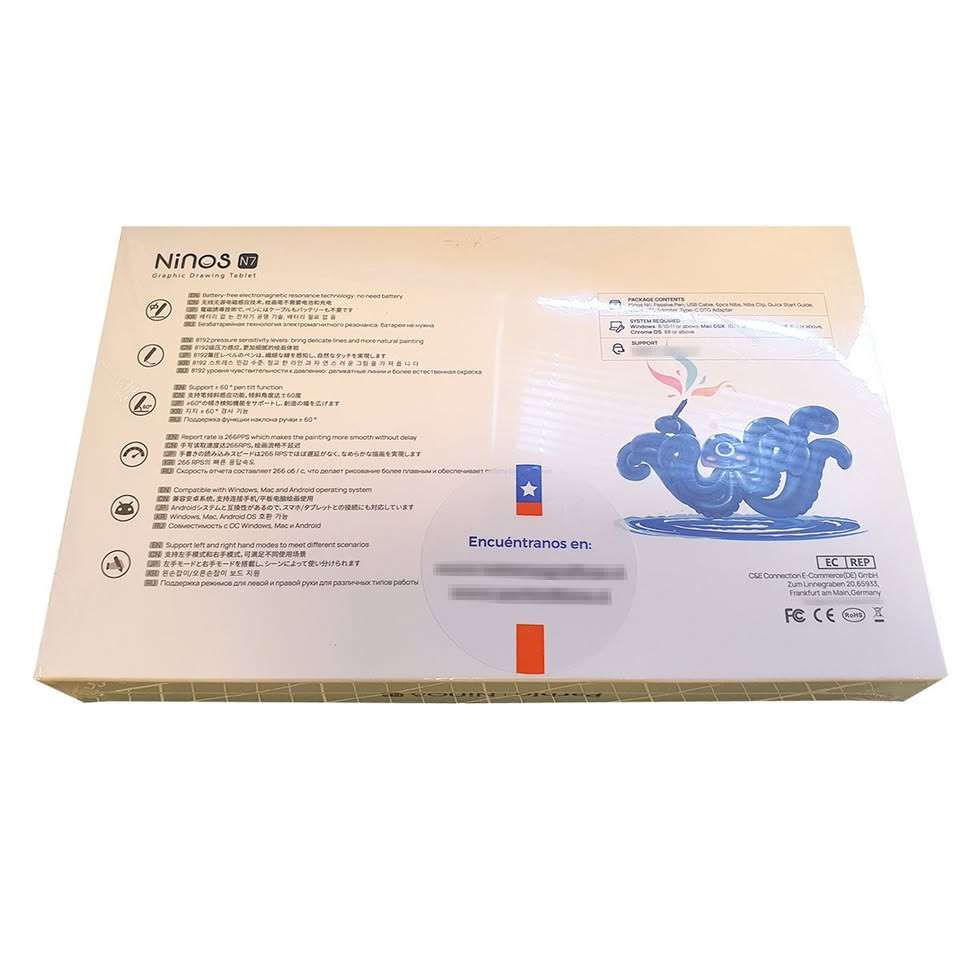 Tableta Gráfica Parblo Ninos N7 - miniatura 3