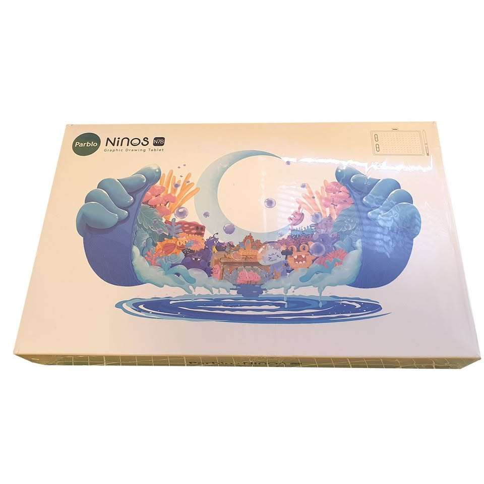 Tableta Gráfica Parblo Ninos N7b Negra - miniatura 3