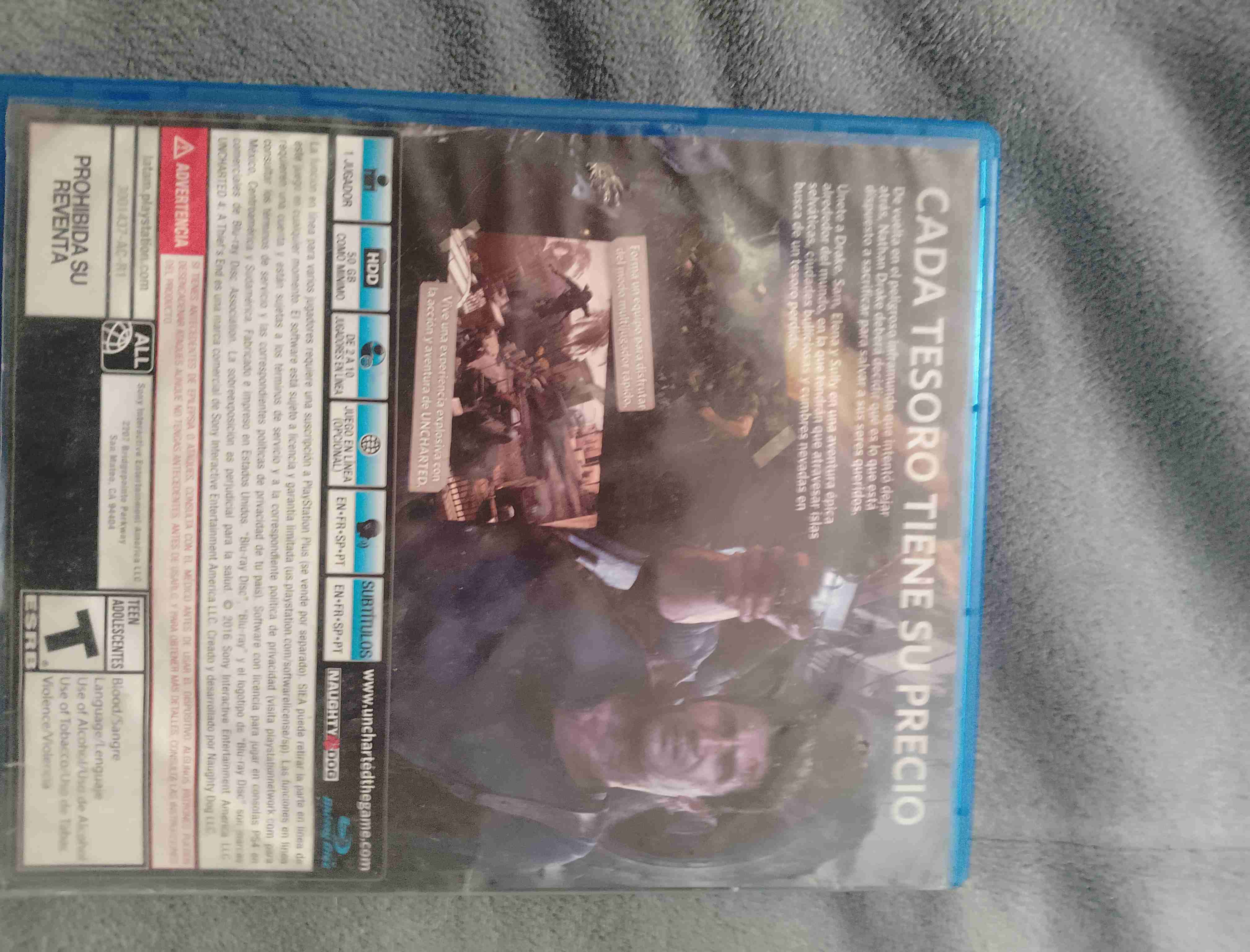 Juego PS4 Uncharted 4 - miniatura 1