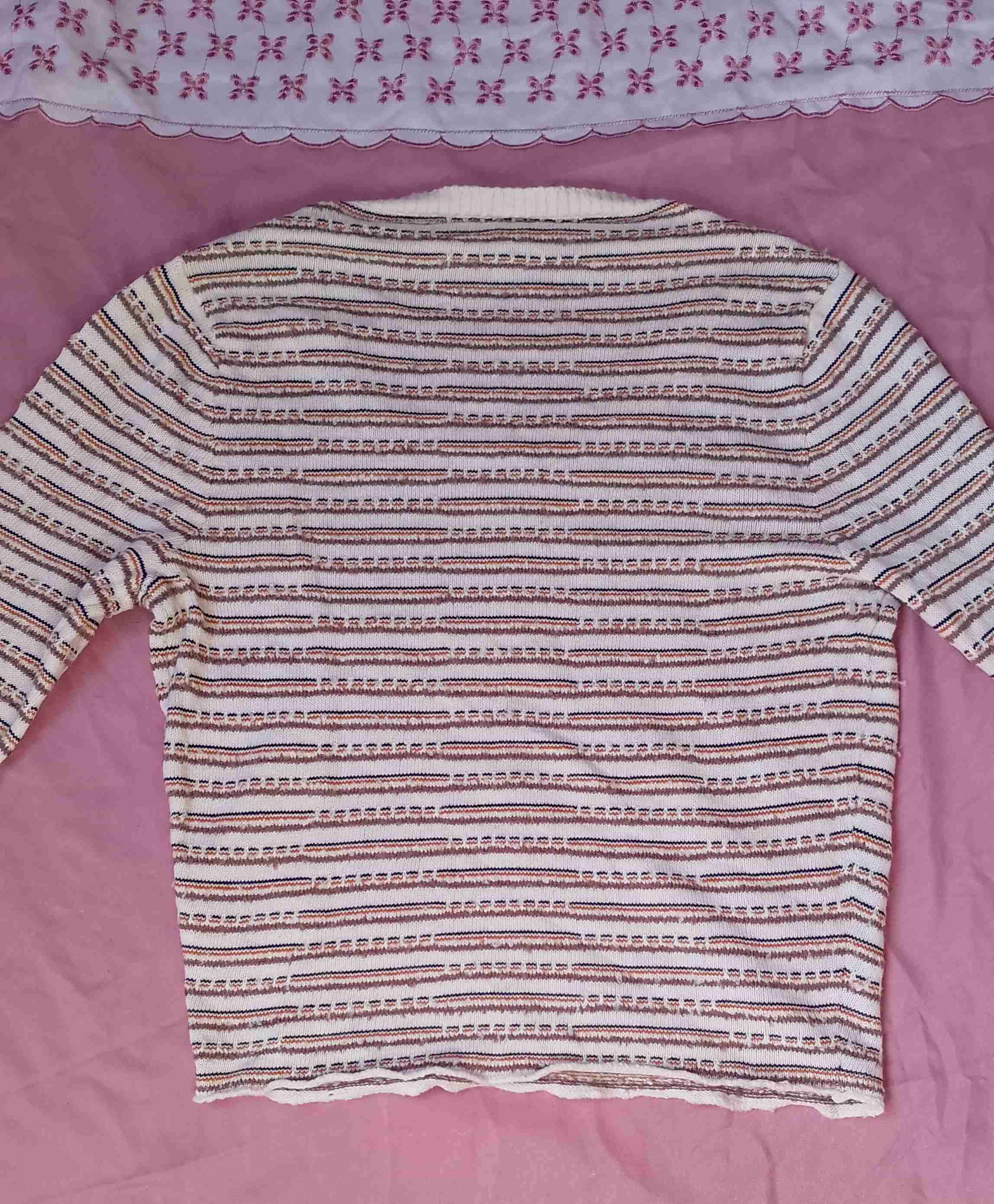 Chaleco corto rayado - miniatura 2