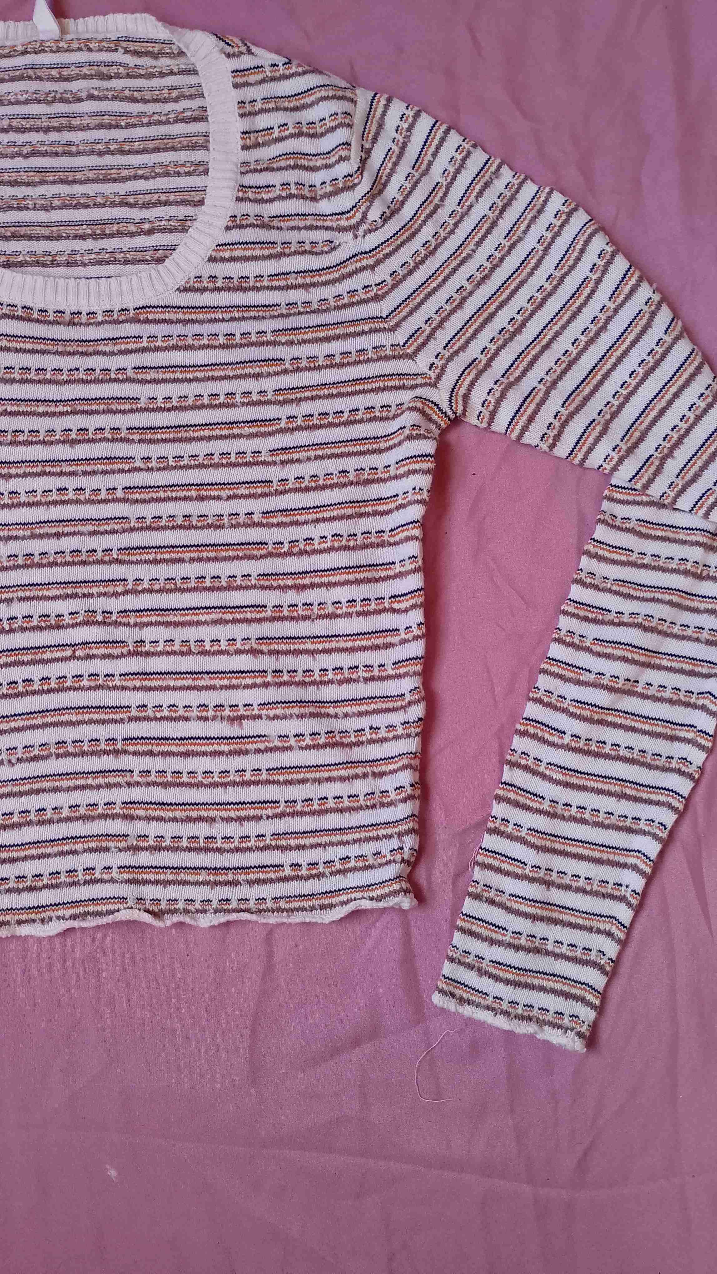 Chaleco corto rayado - miniatura 3