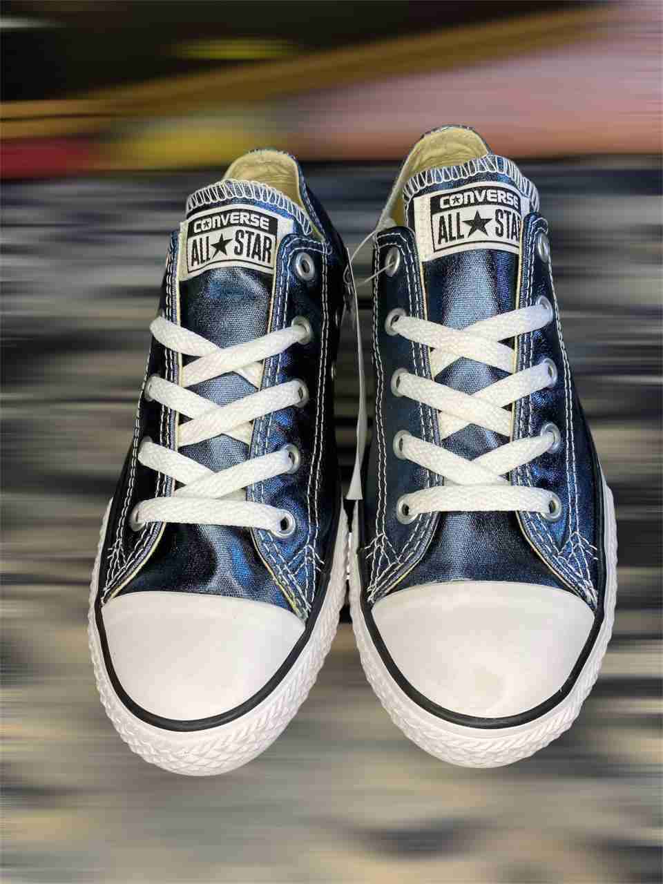 Zapatillas Converse azul metalizado - miniatura 3