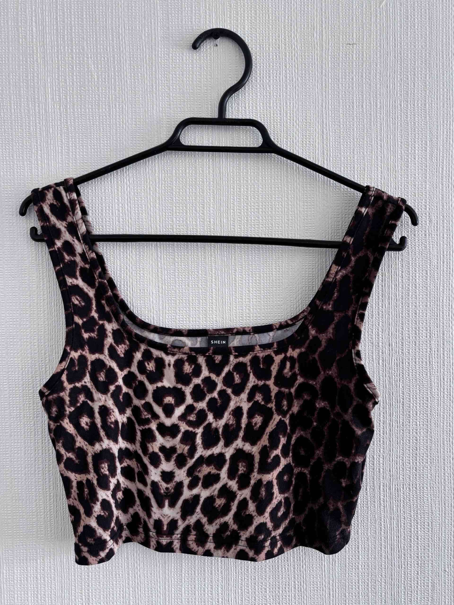 Top de leopardo sin mangas - miniatura 2