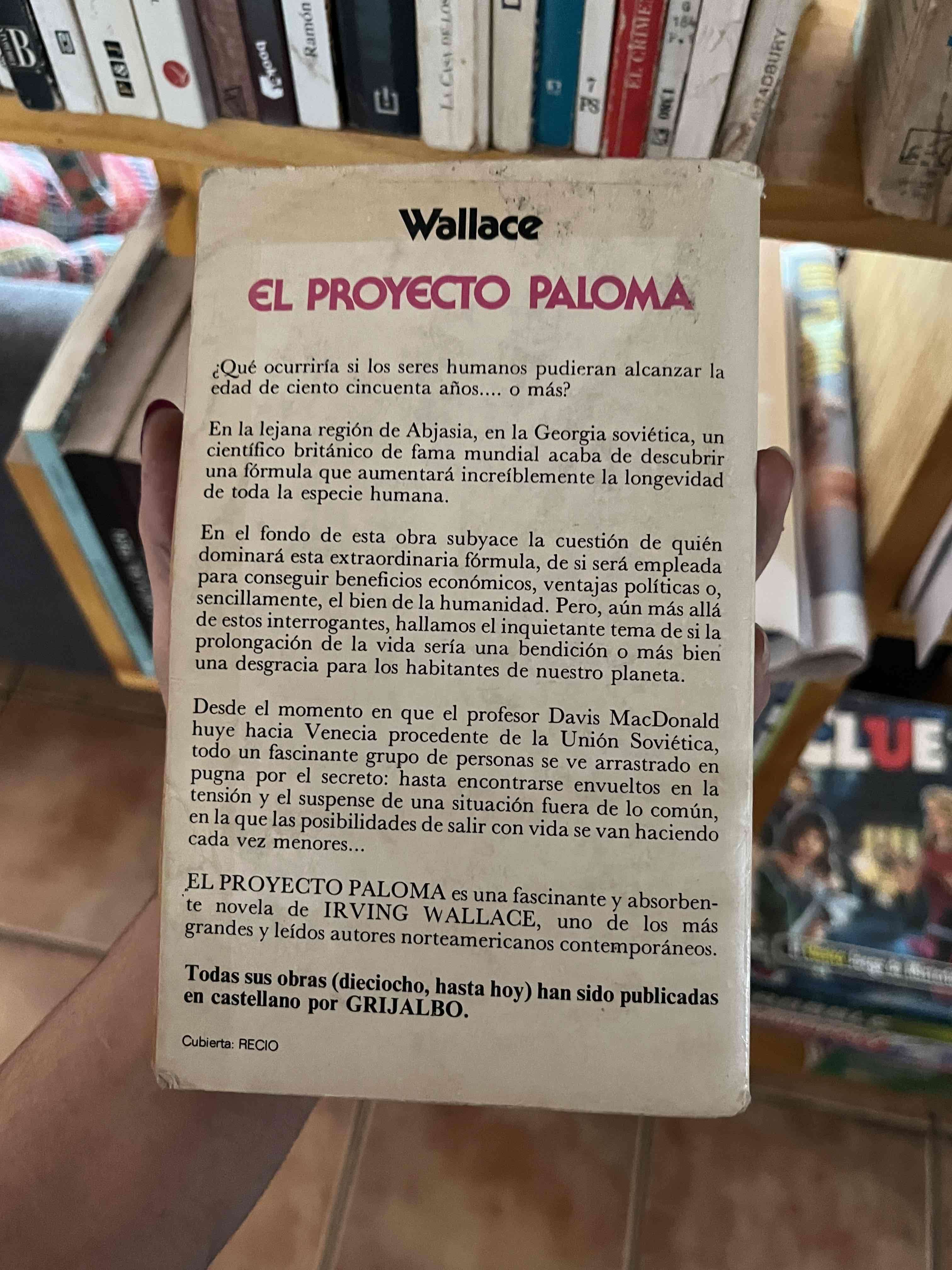 Libro 'El Proyecto Paloma' - miniatura 2