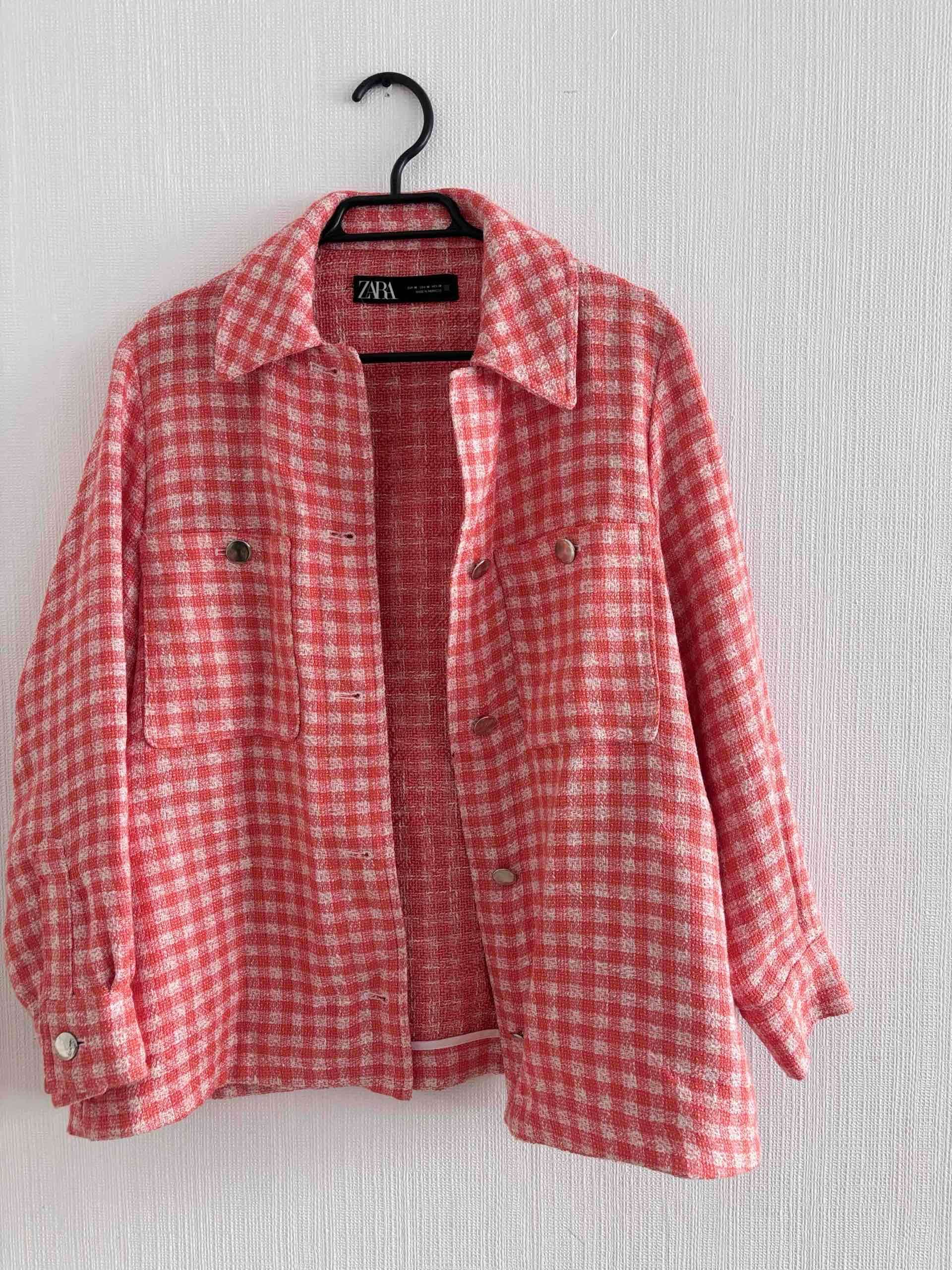 Chaqueta a cuadros ZARA - miniatura 2