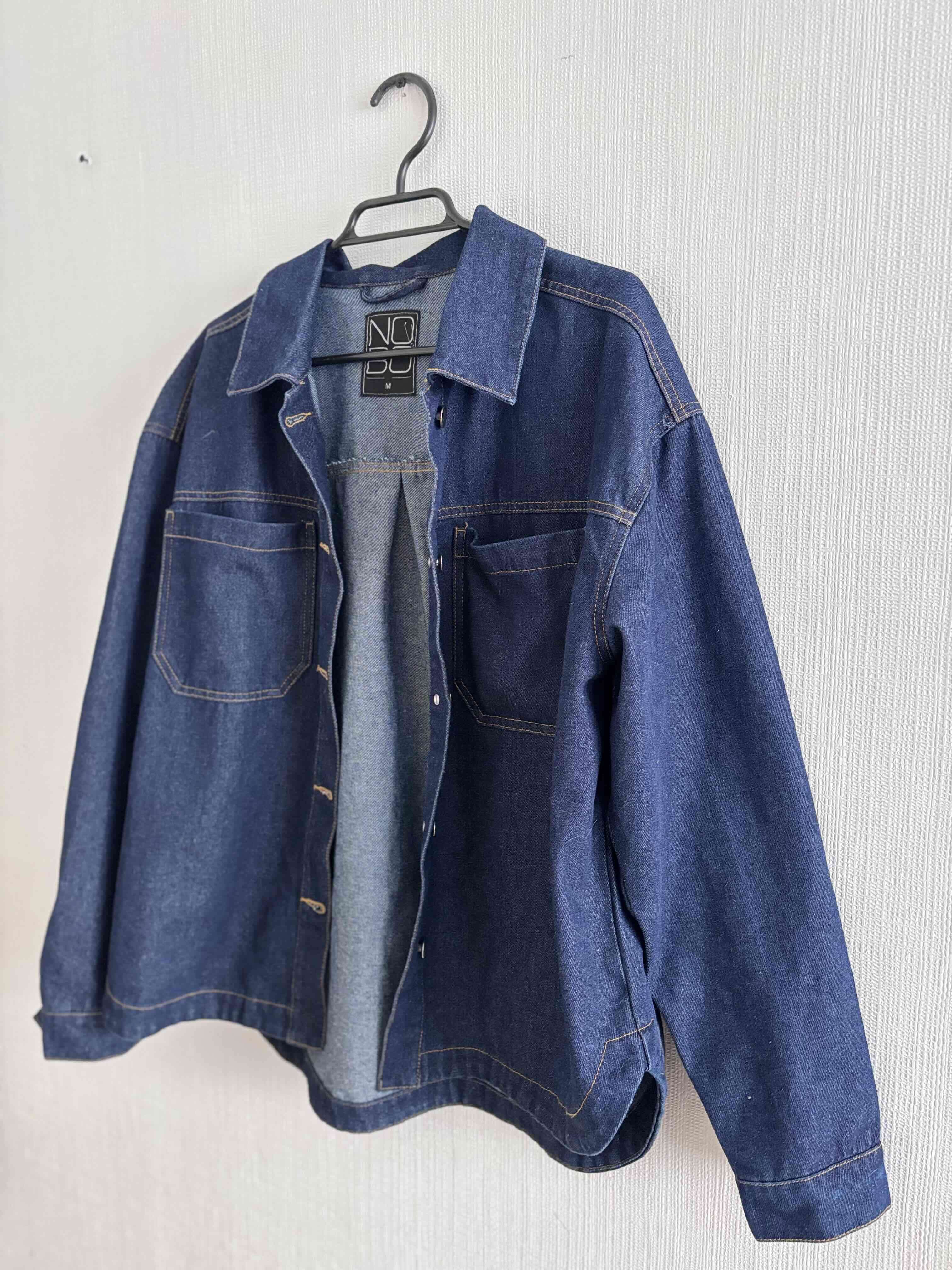 sobrecamisa de mezclilla azul - miniatura 2