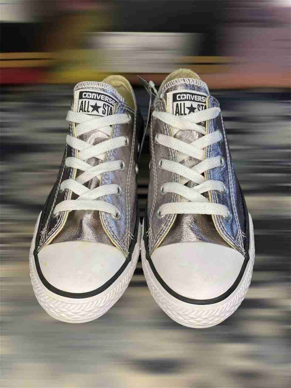 Zapatillas Converse plateadas - miniatura 3