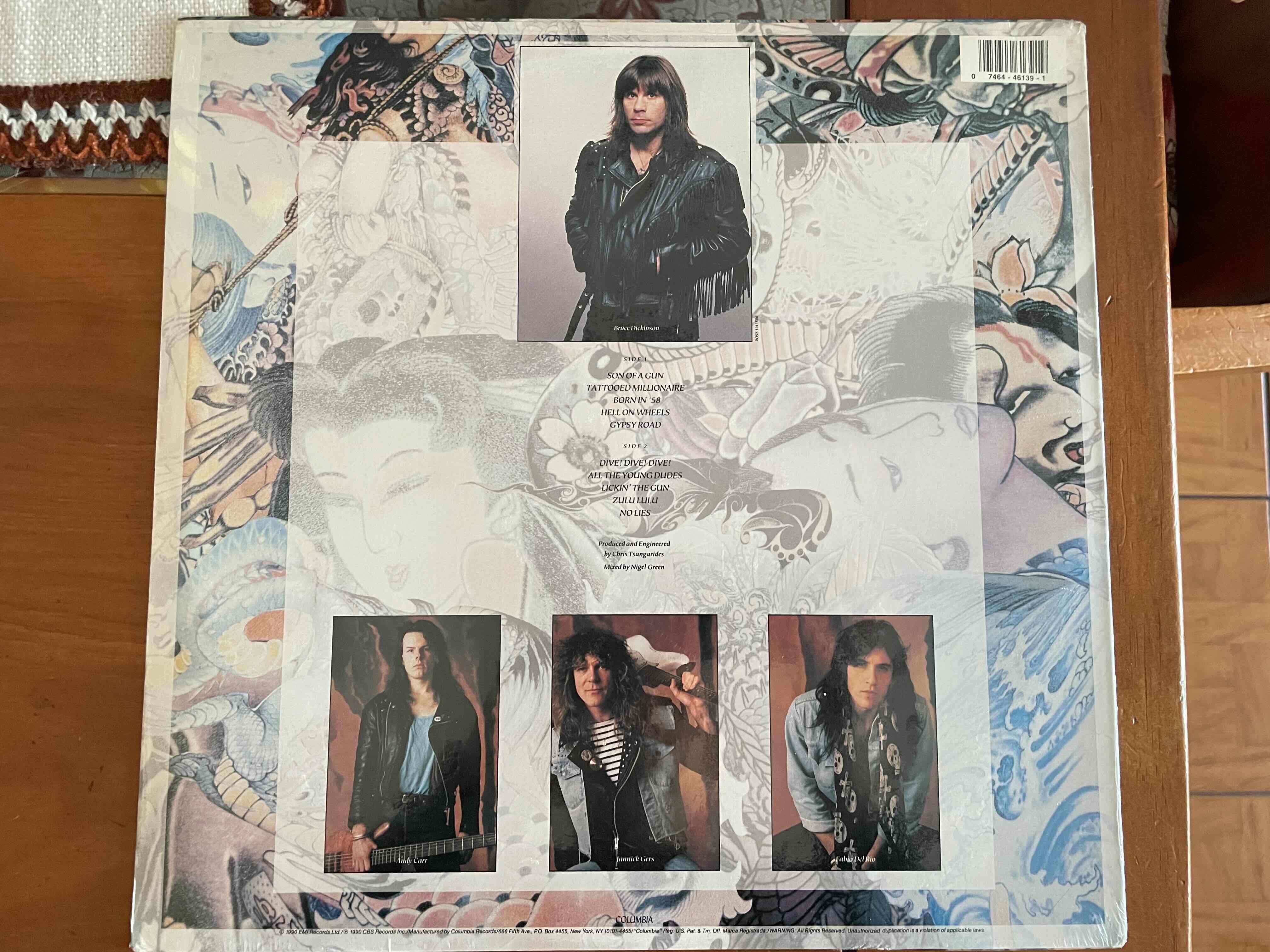 Vinilo  Bruce Dickinson Tattooed Millionaire - miniatura 2