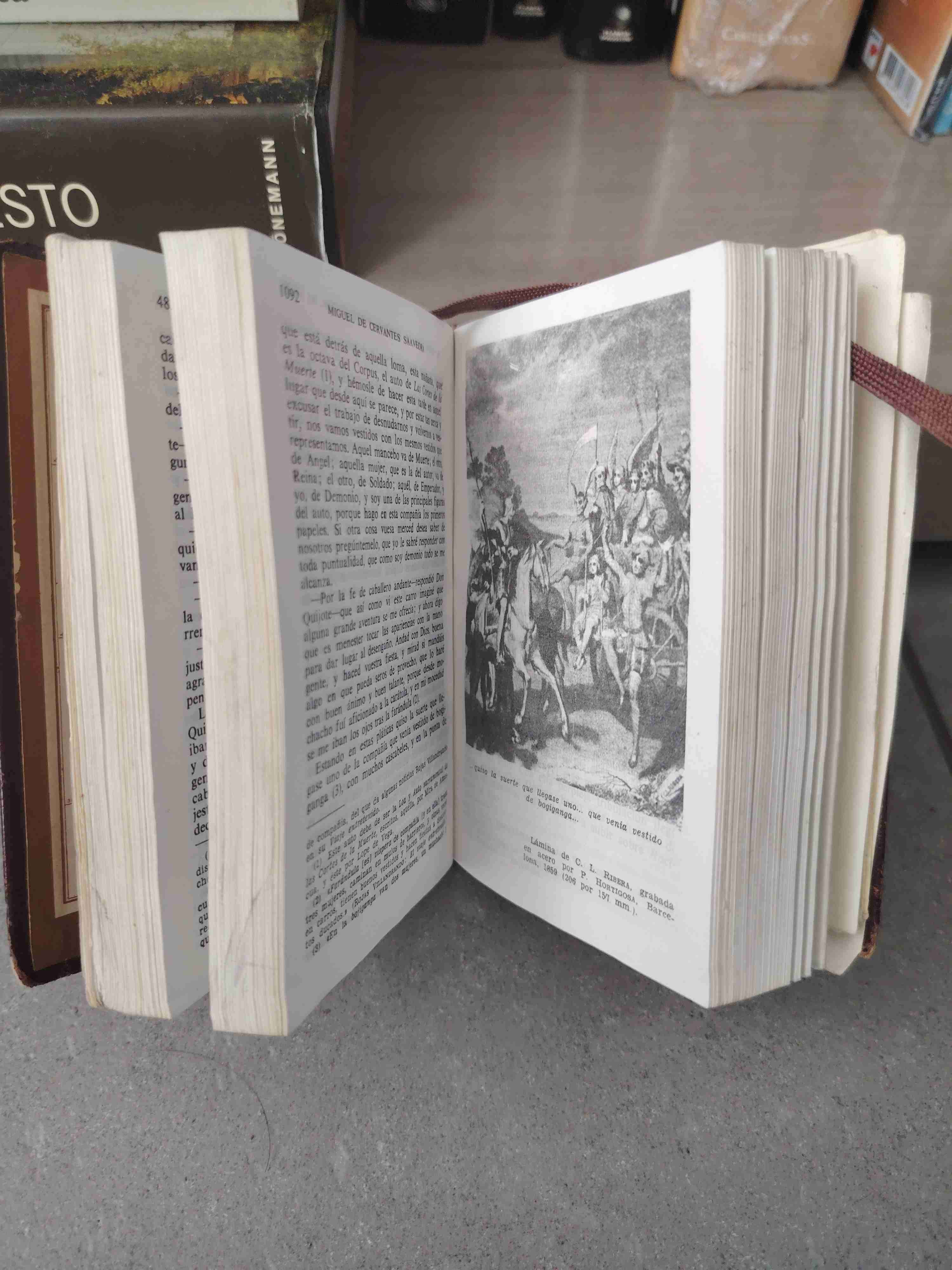 Libro antiguo Don Quijote - miniatura 5