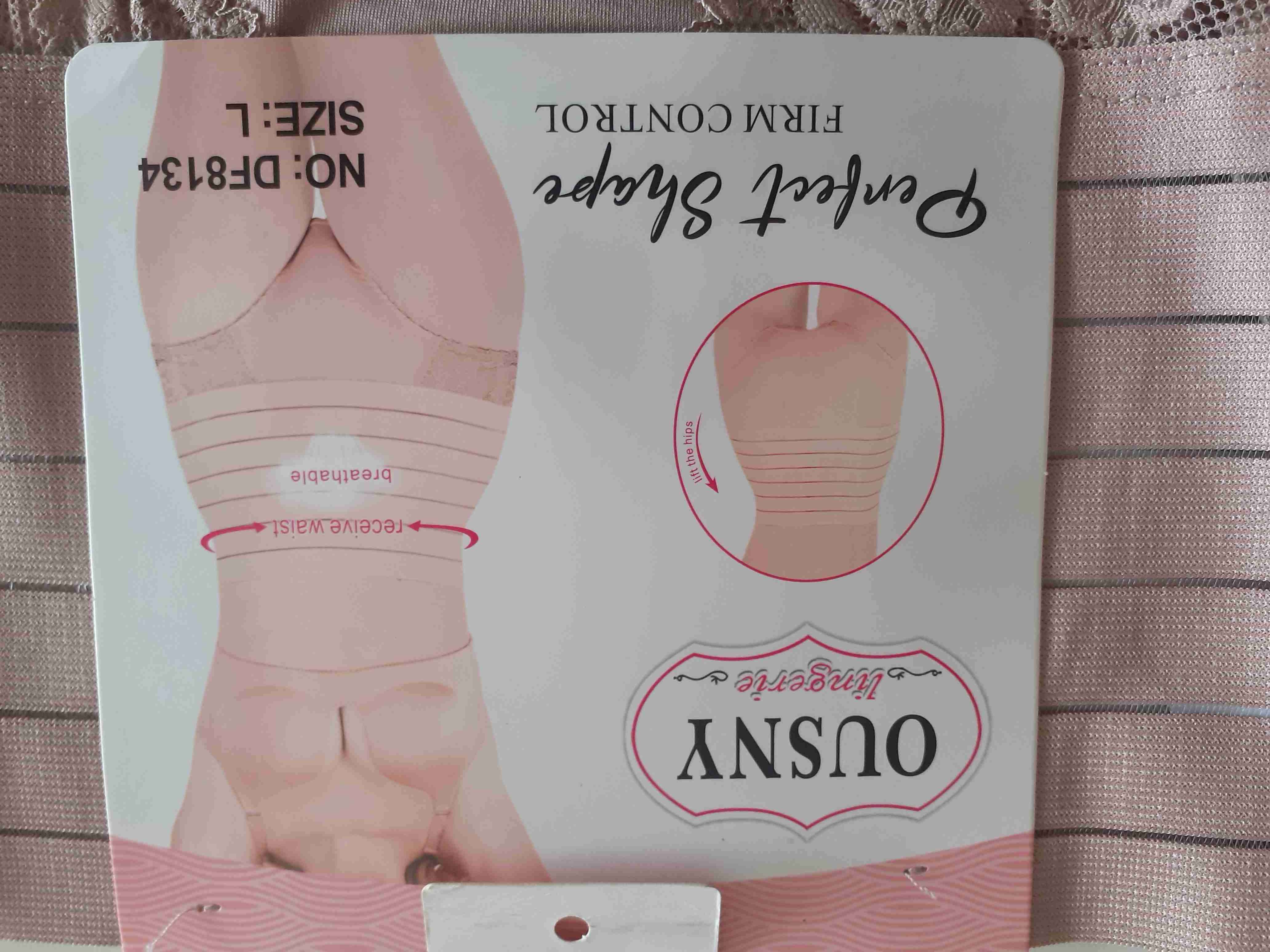 Calzon Faja  mujer color palo rosa talla l - miniatura 2