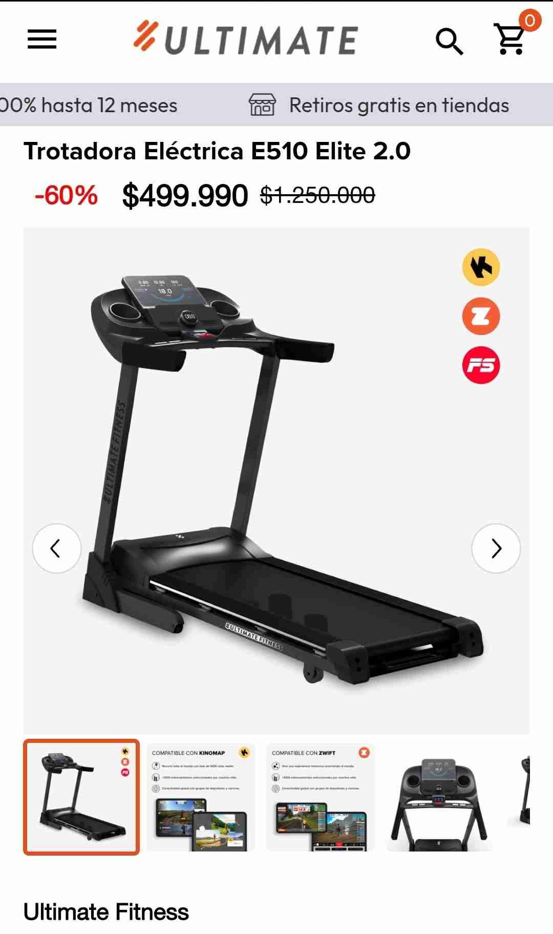 Trotadora / Caminadora  E510 Elite 2.0 - miniatura 2