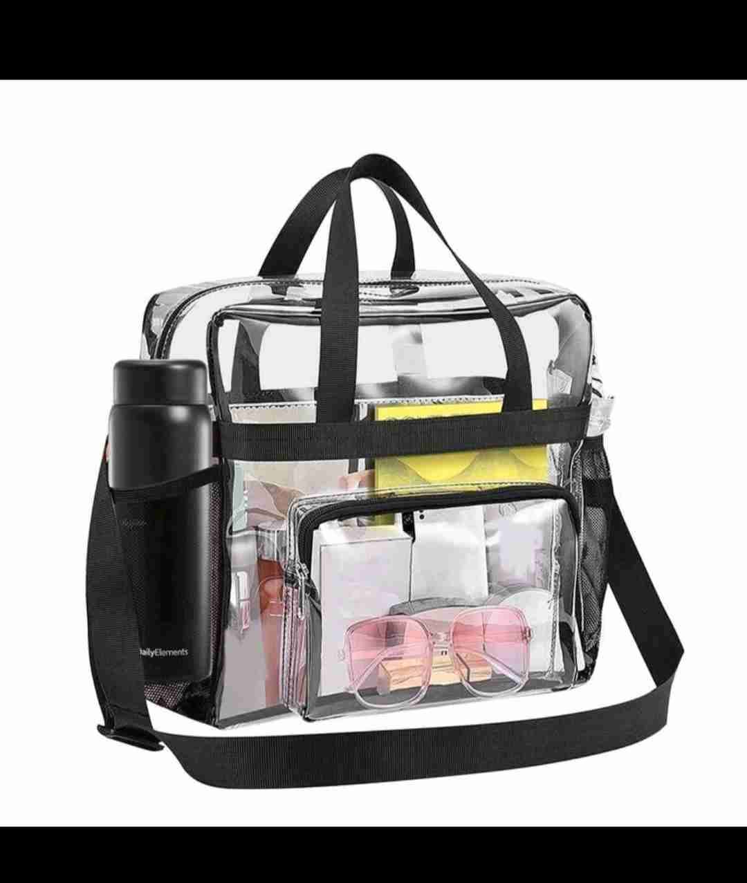 Bolso transparente con compartimentos - miniatura 1