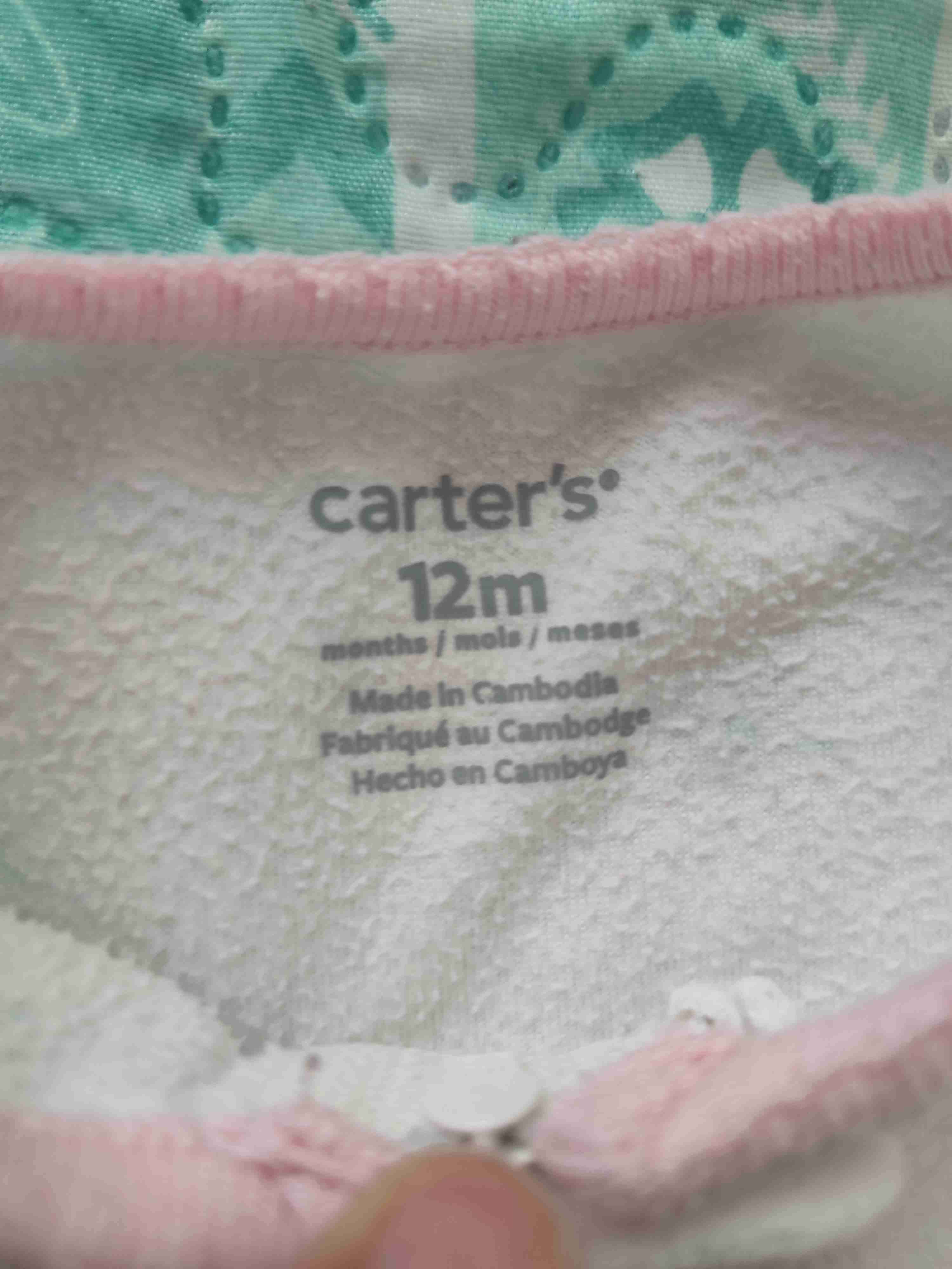 Enterito bebé unicornio rosa carter's - miniatura 2