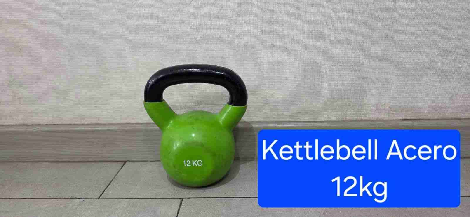 Kettlebell de acero 12 kg
