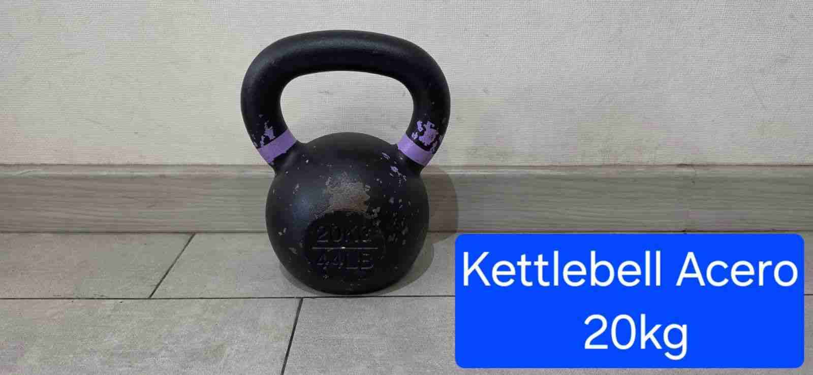 Kettlebell de acero 20kg
