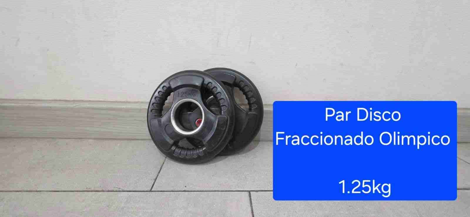 Par de discos olímpicos 1.25kg