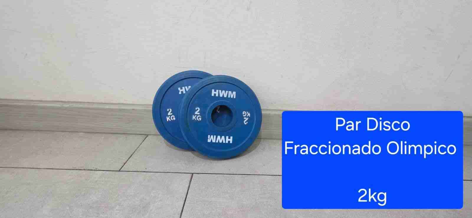 Par de discos olímpicos 2kg