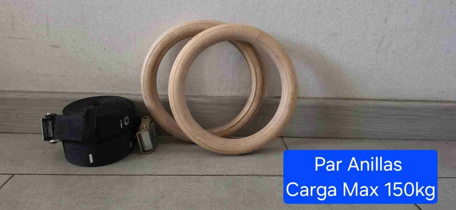 Anillas de gimnasia con correas